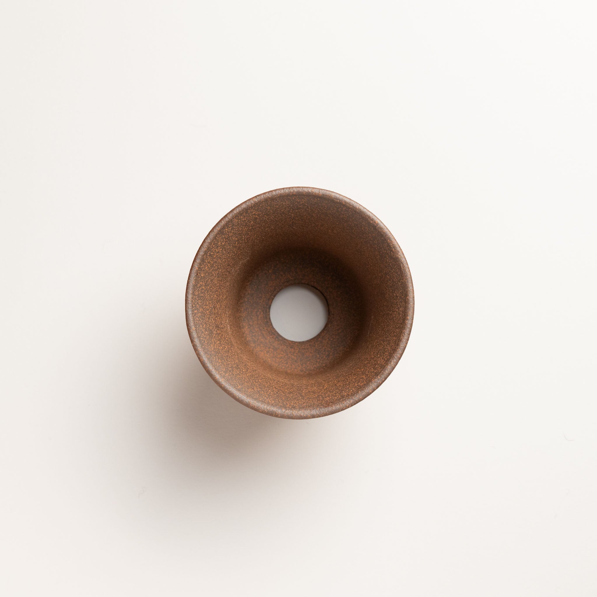 Naginowa Glass blowpipe Warped BANKO Ware Japanese Bonsai Pot 4.3in.