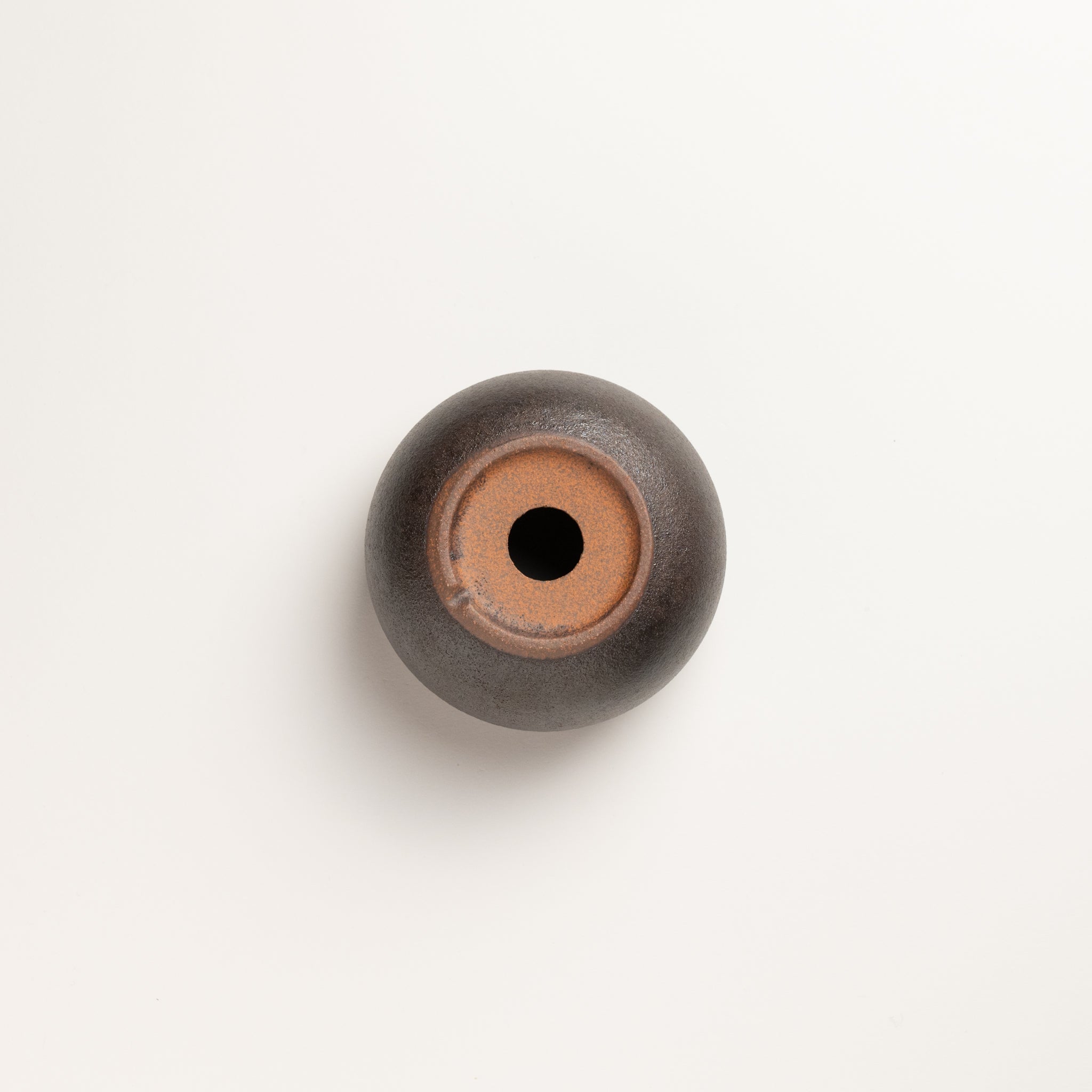 Naginowa Black BANKO Ware Japanese Bonsai Pot 3.9in.