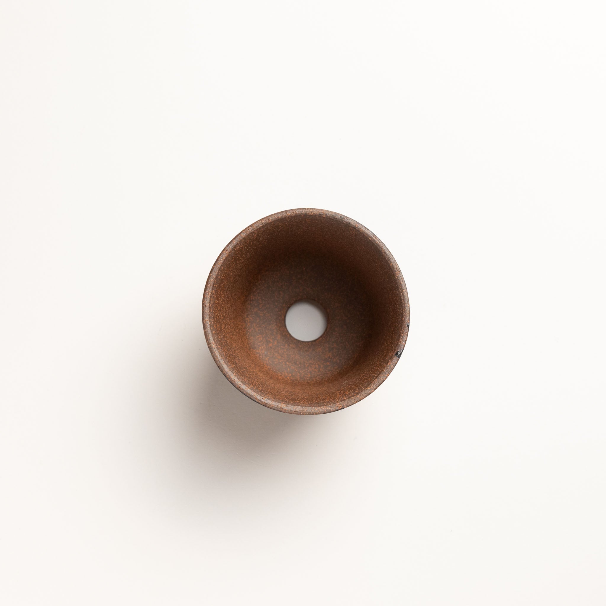 Naginowa Gold Paint Corrugated BANKO Ware Japanese Bonsai Pot 3.6in.