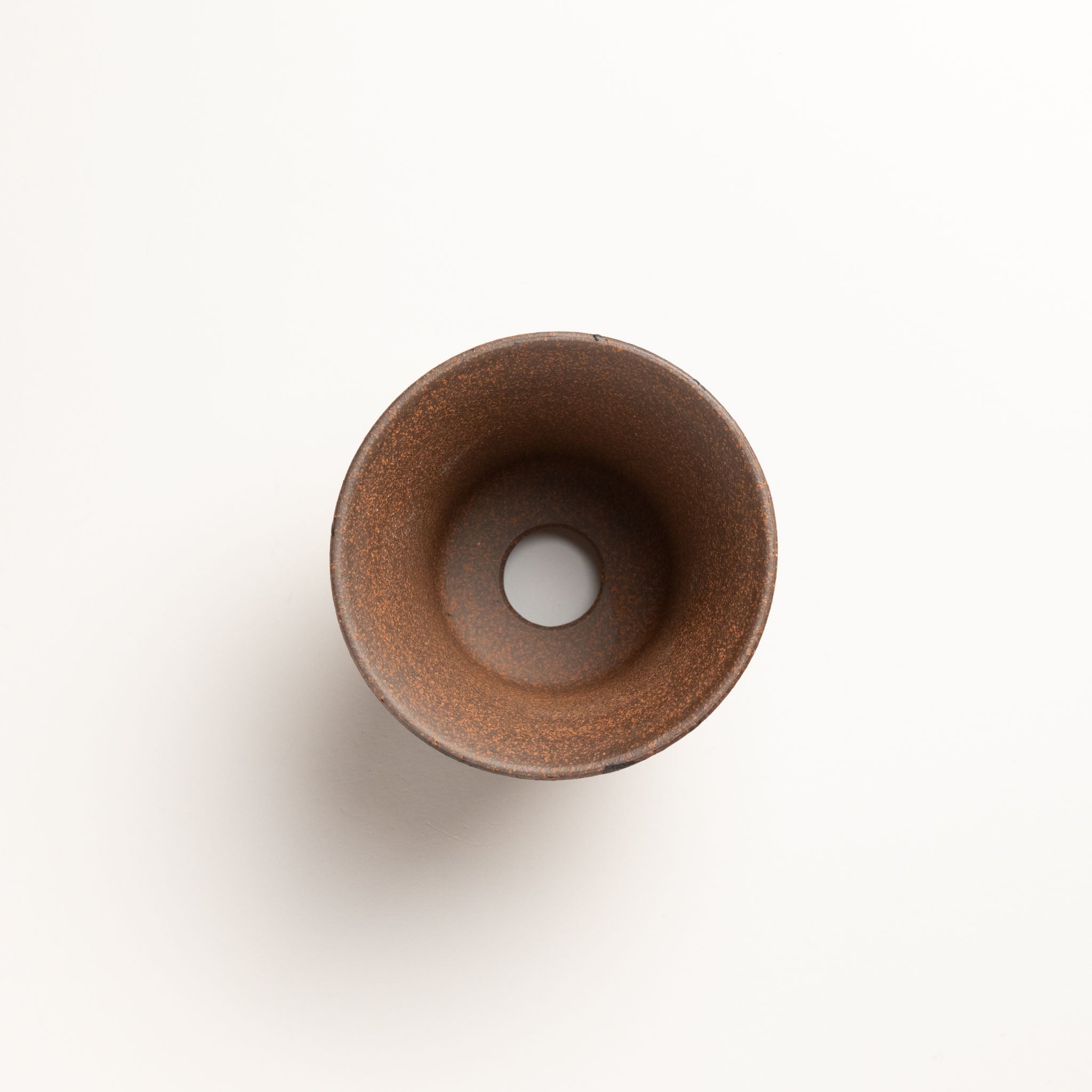 Naginowa Gold Paint Warped BANKO Ware Japanese Bonsai Pot 3.6in.