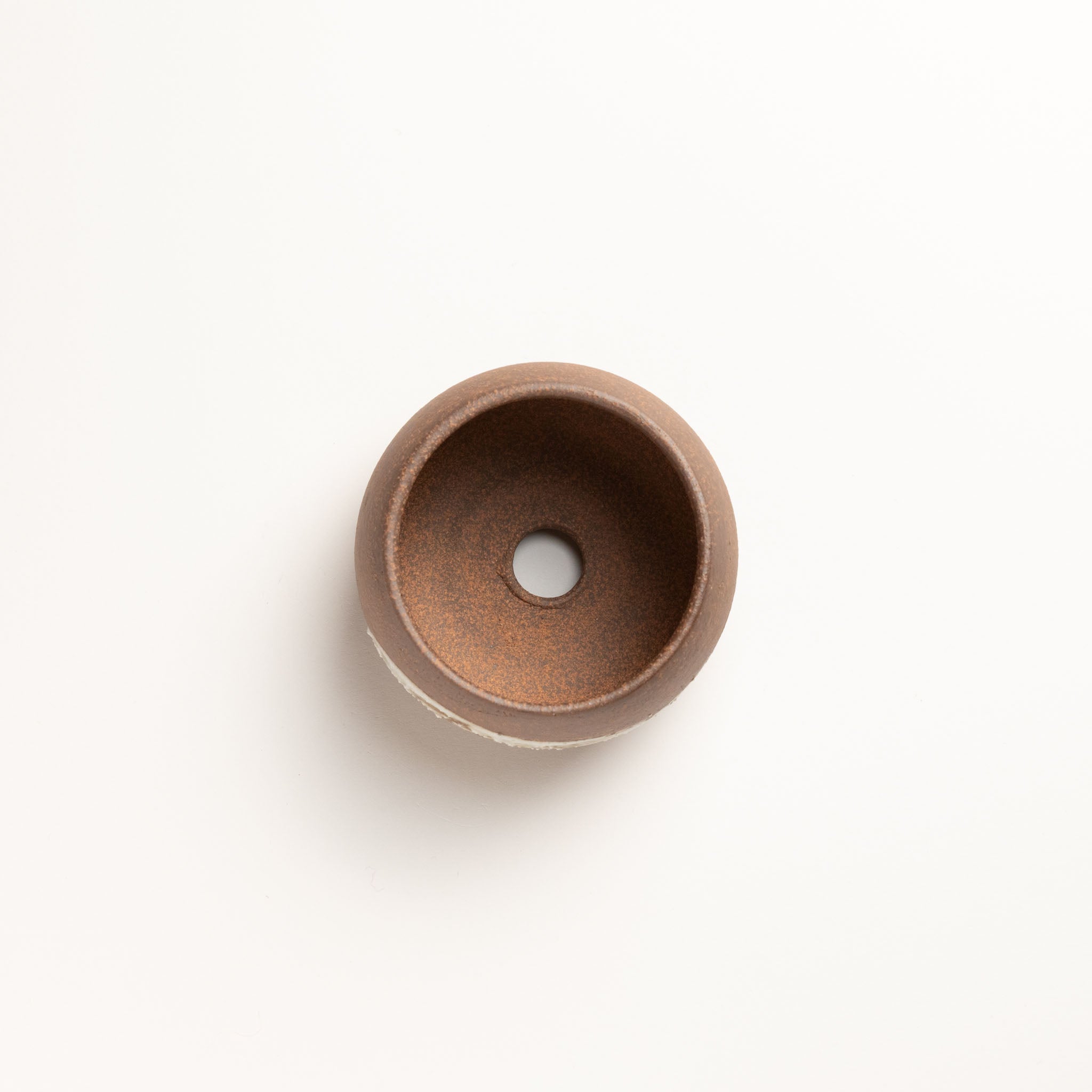 Naginowa Brush Marks BANKO Ware Japanese Bonsai Pot 3.9in.