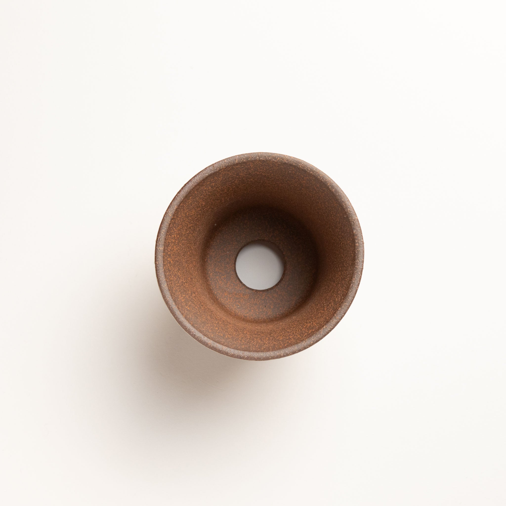 Naginowa Brush Marks Warped BANKO Ware Japanese Bonsai Pot 4.3in.