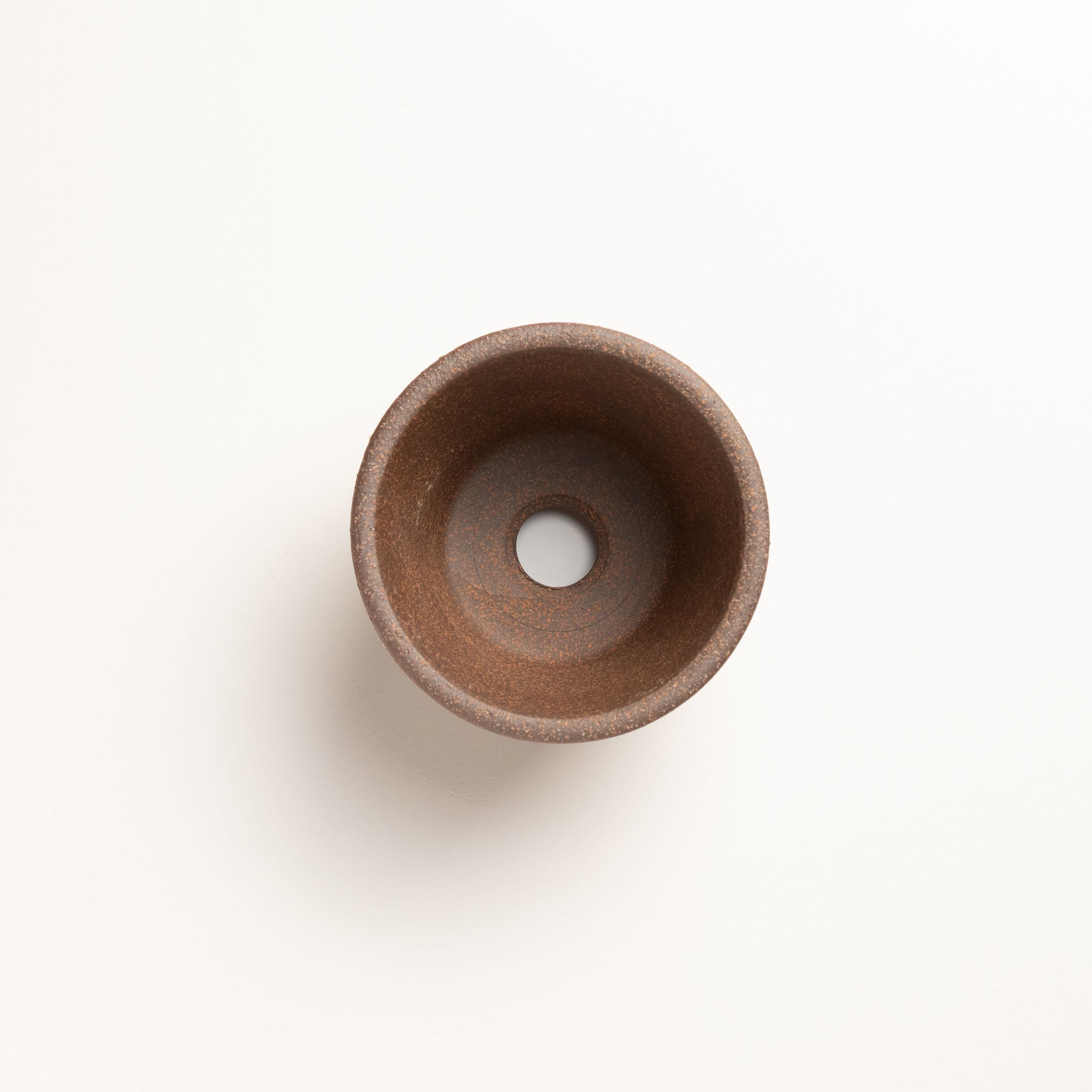 Naginowa Brush Marks Standard BANKO Ware Japanese Bonsai Pot 4.3in.