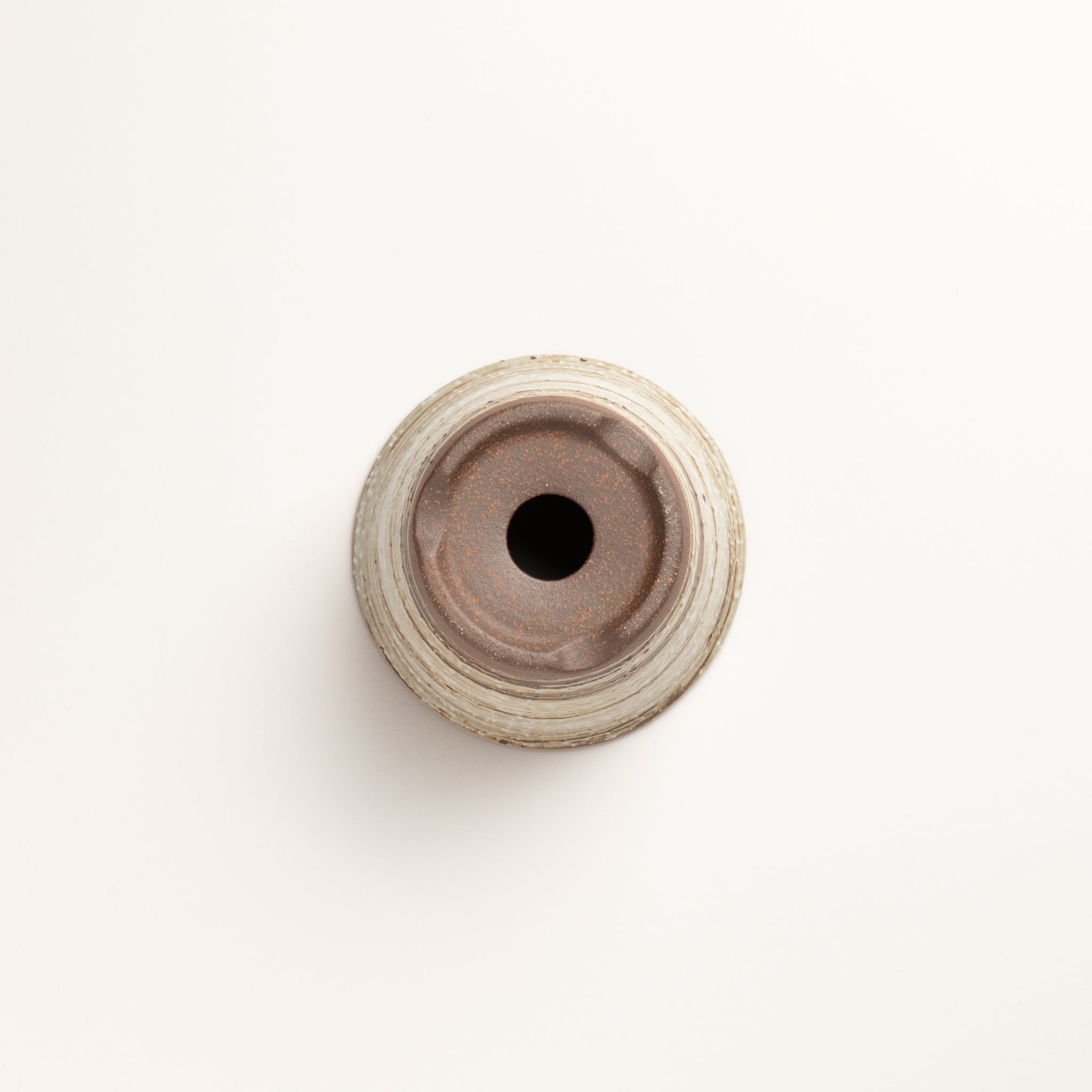 Naginowa Brush Marks Standard BANKO Ware Japanese Bonsai Pot 4.3in.