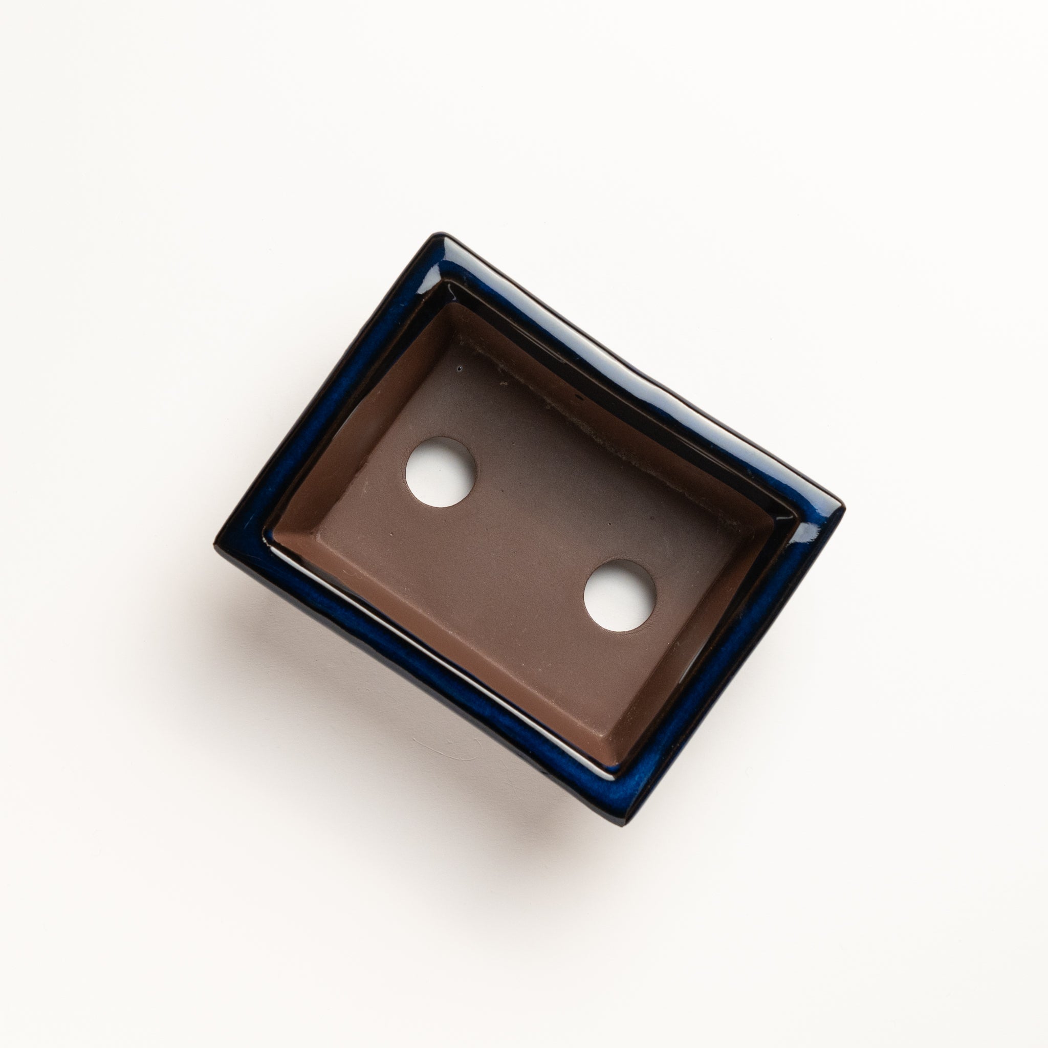 Naginowa Namako longhorn BANKO Ware Japanese Bonsai Pot 5.3 in.