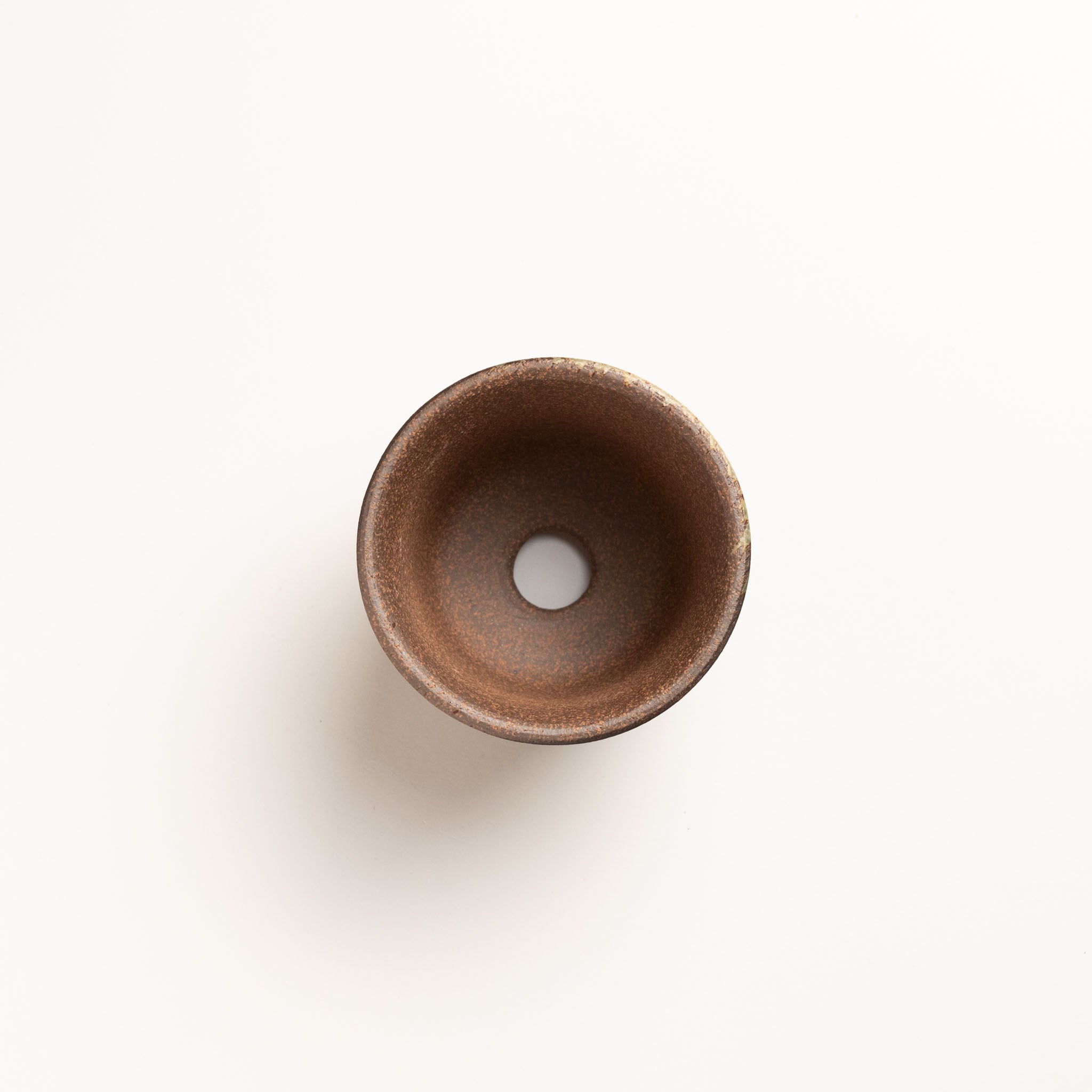 Naginowa Yubuki Corrugated BANKO Ware Japanese Bonsai Pot 3.6in.