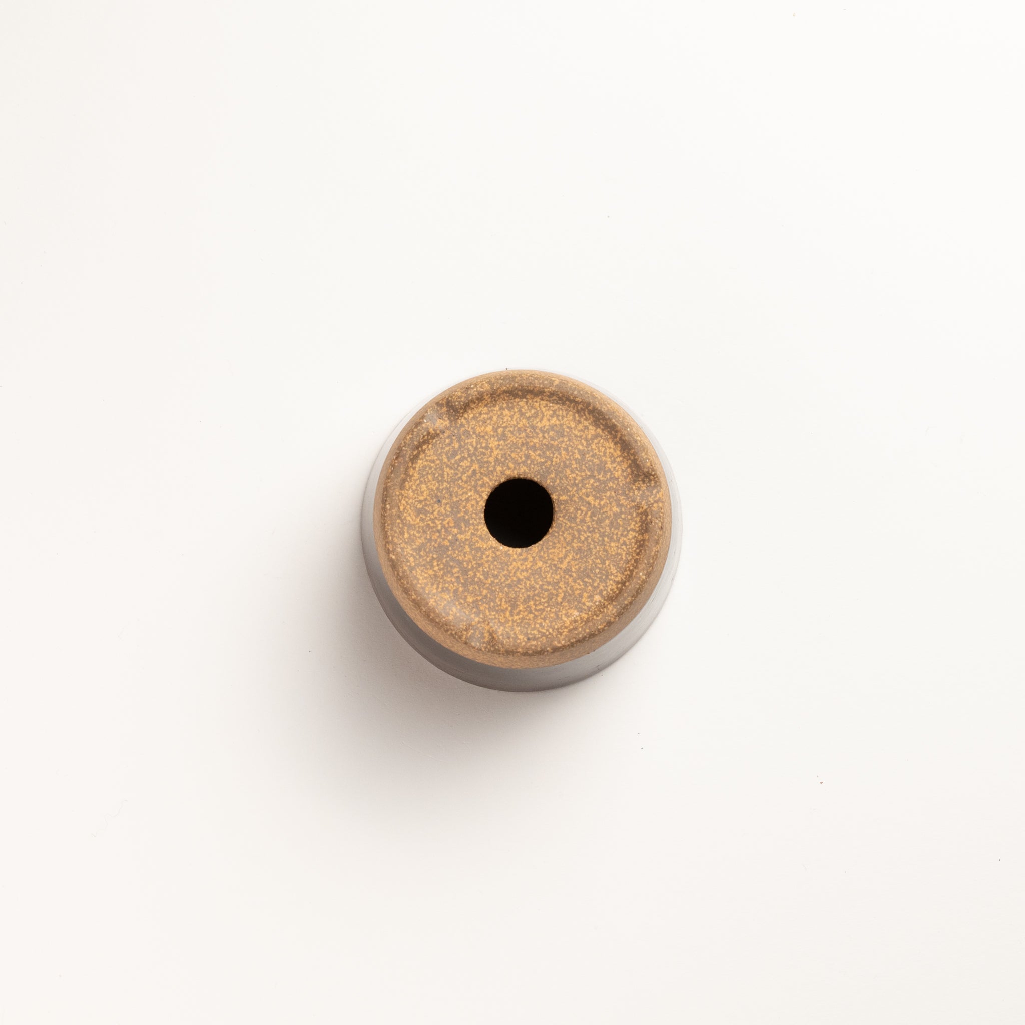 Naginowa Kutani Ware Brown Japanese Bonsai Pot 3.5 in.