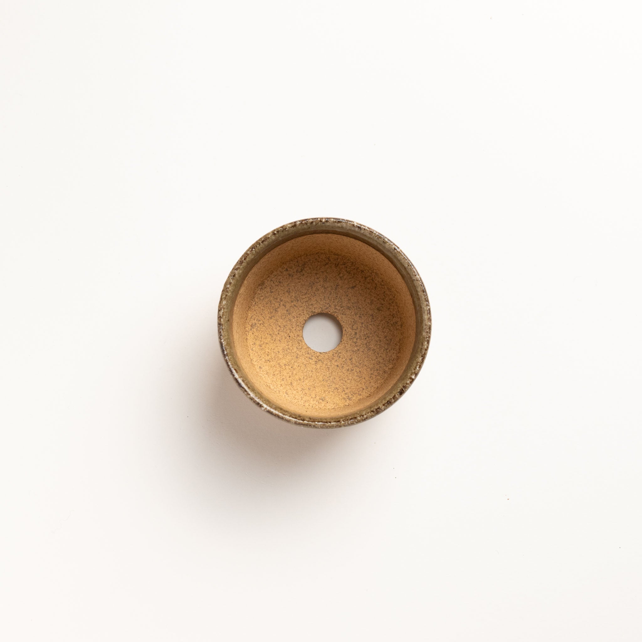 Naginowa Kutani Ware Glass Japanese Bonsai Pot 3.5 in.