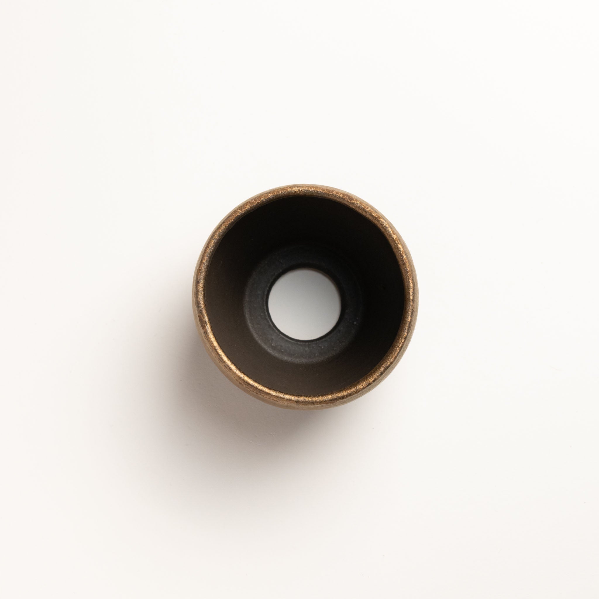 Naginowa Shigaraki Ware Gold Japanese Bonsai Pot