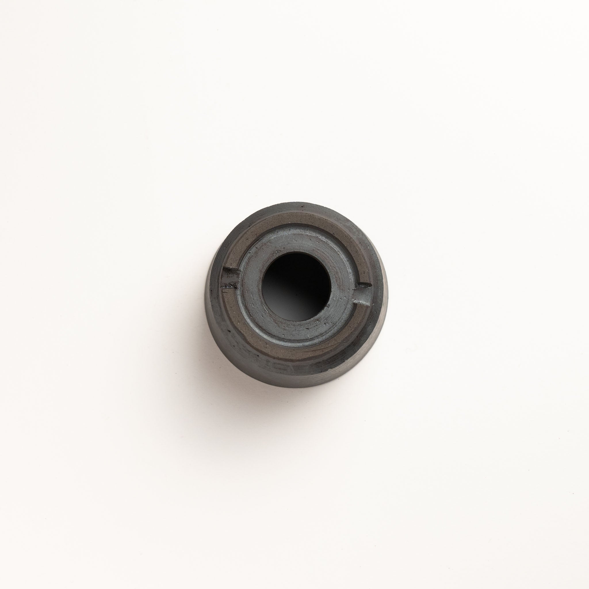 Naginowa Shigaraki Ware Mangan Glaze with Rim Japanese Bonsai Pot 3.5 in.