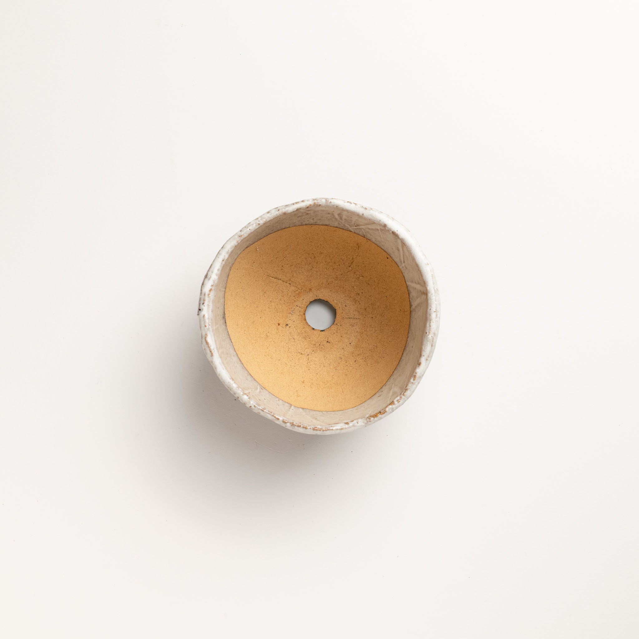 Naginowa Shigaraki Ware Black Wave Triple Legged Japanese Bonsai Pot 4.5 in.