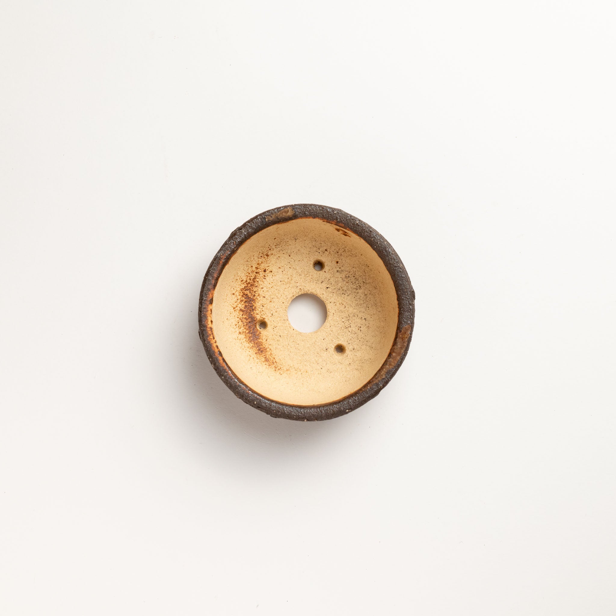 Naginowa Shigaraki Ware Komon Japanese Bonsai Pot Set of 3