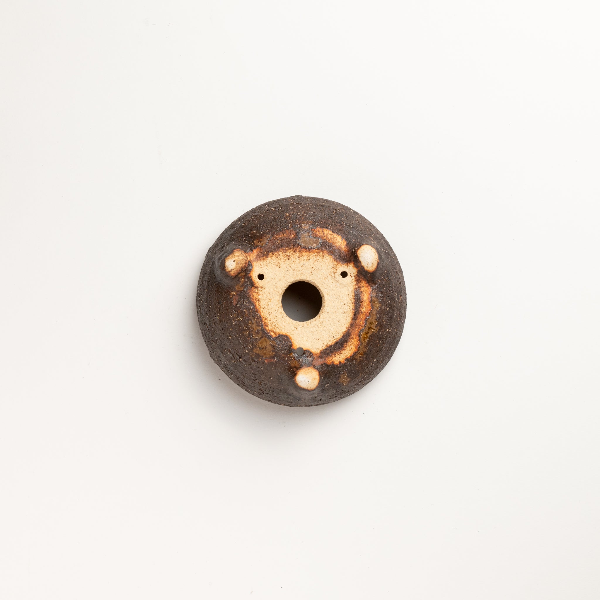 Naginowa Shigaraki Ware Komon Japanese Bonsai Pot Set of 3