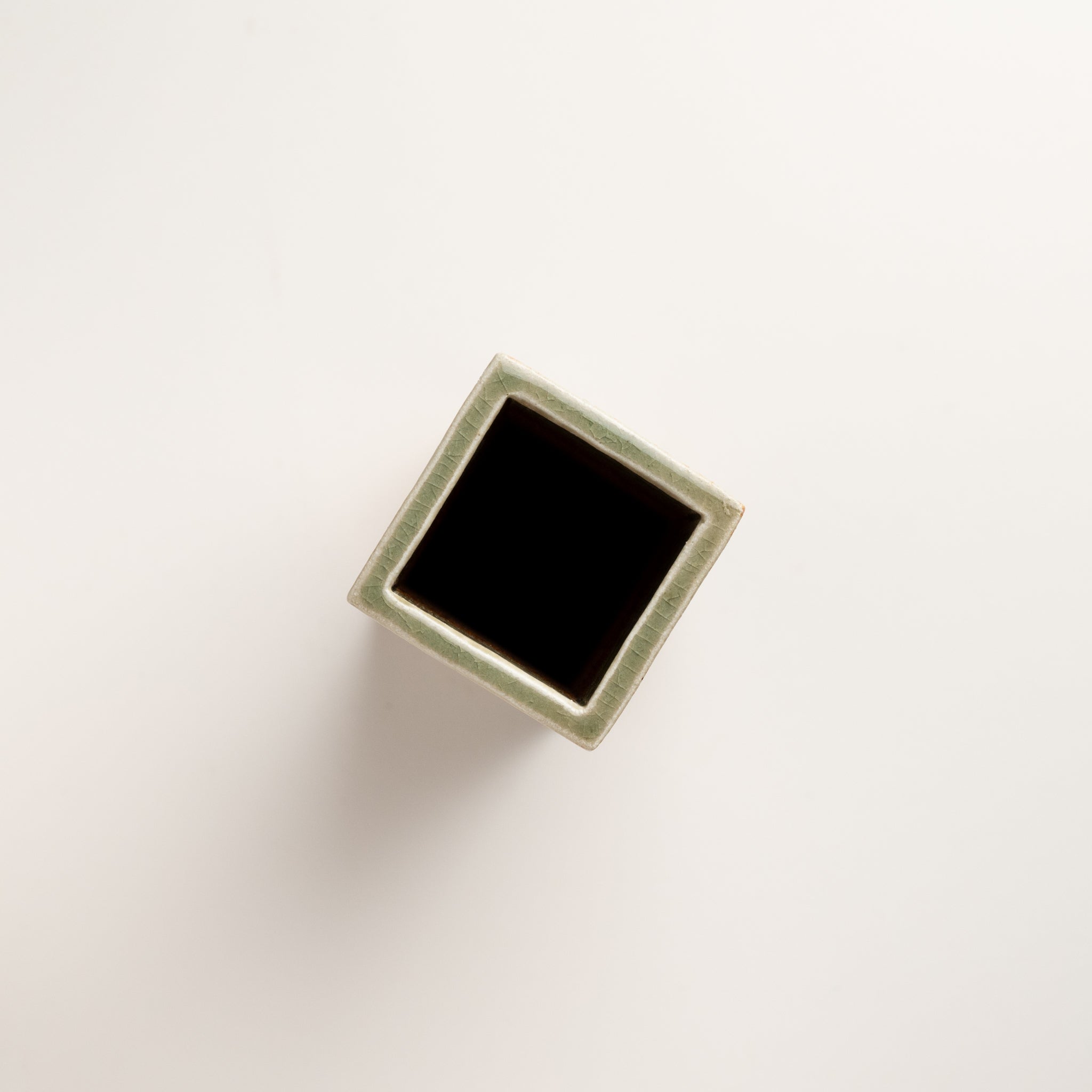 Naginowa Shigaraki Ware Morning Mist Flower Vase 2.6 in.