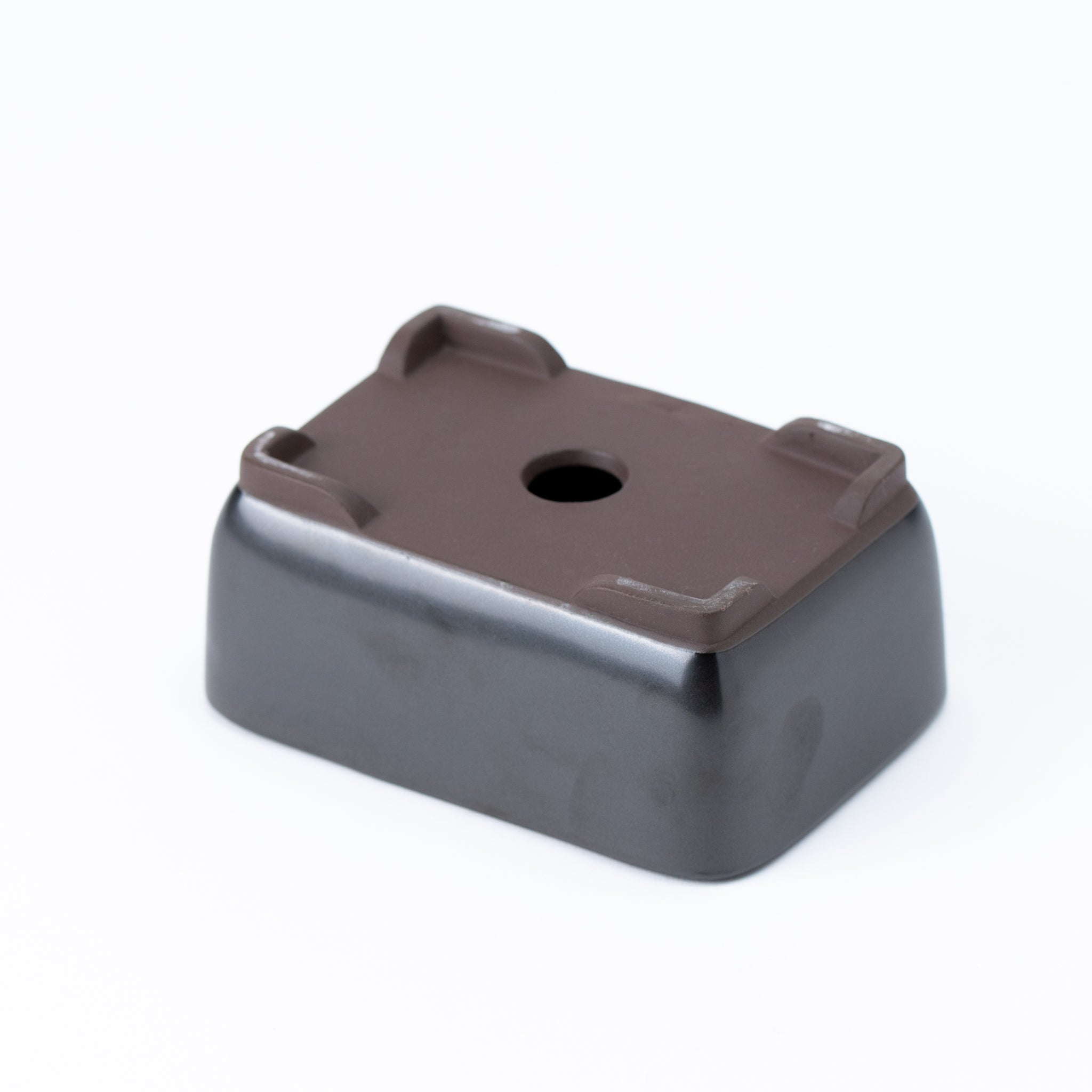 Naginowa Black Matte Nadir BANKO Ware Japanese Bonsai Pot 5.4 in.