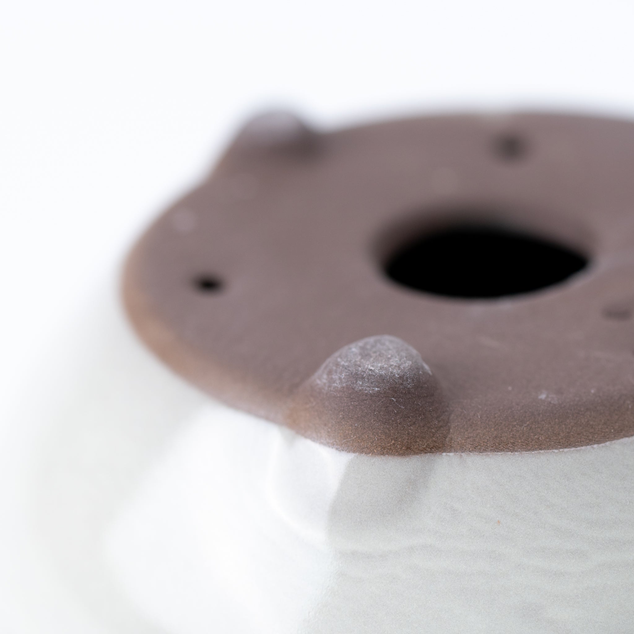 Naginowa Cream BANKO Ware Japanese Bonsai Pot Set of 3