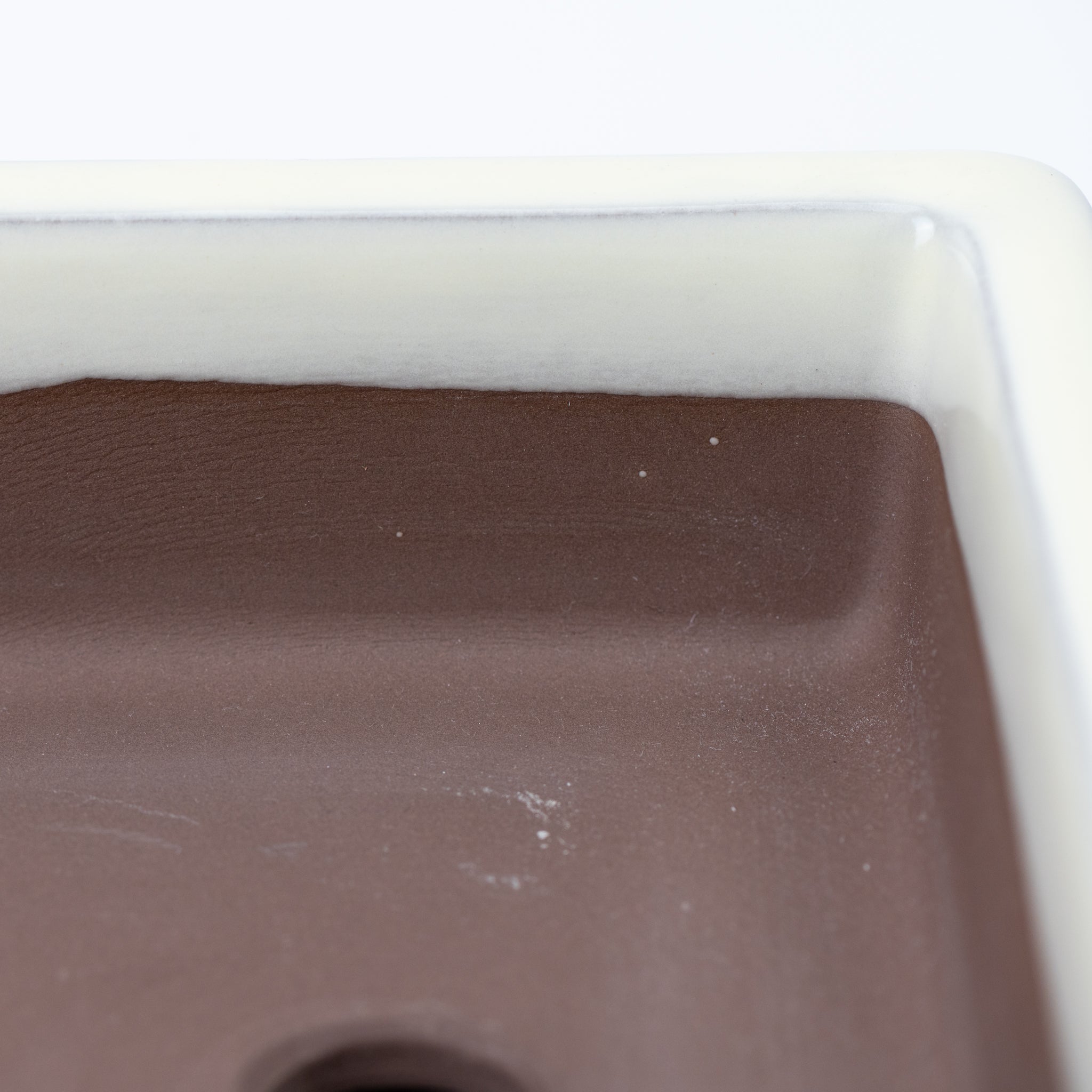Naginowa Cream longhorn BANKO Ware Japanese Bonsai Pot Set of 3 (Size 8, 9, and 10)