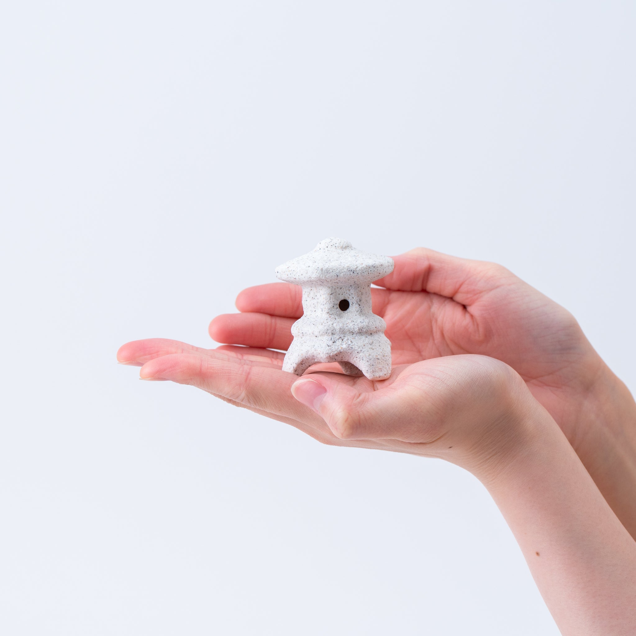 Bonsai Ornament - White Japanese Lantern