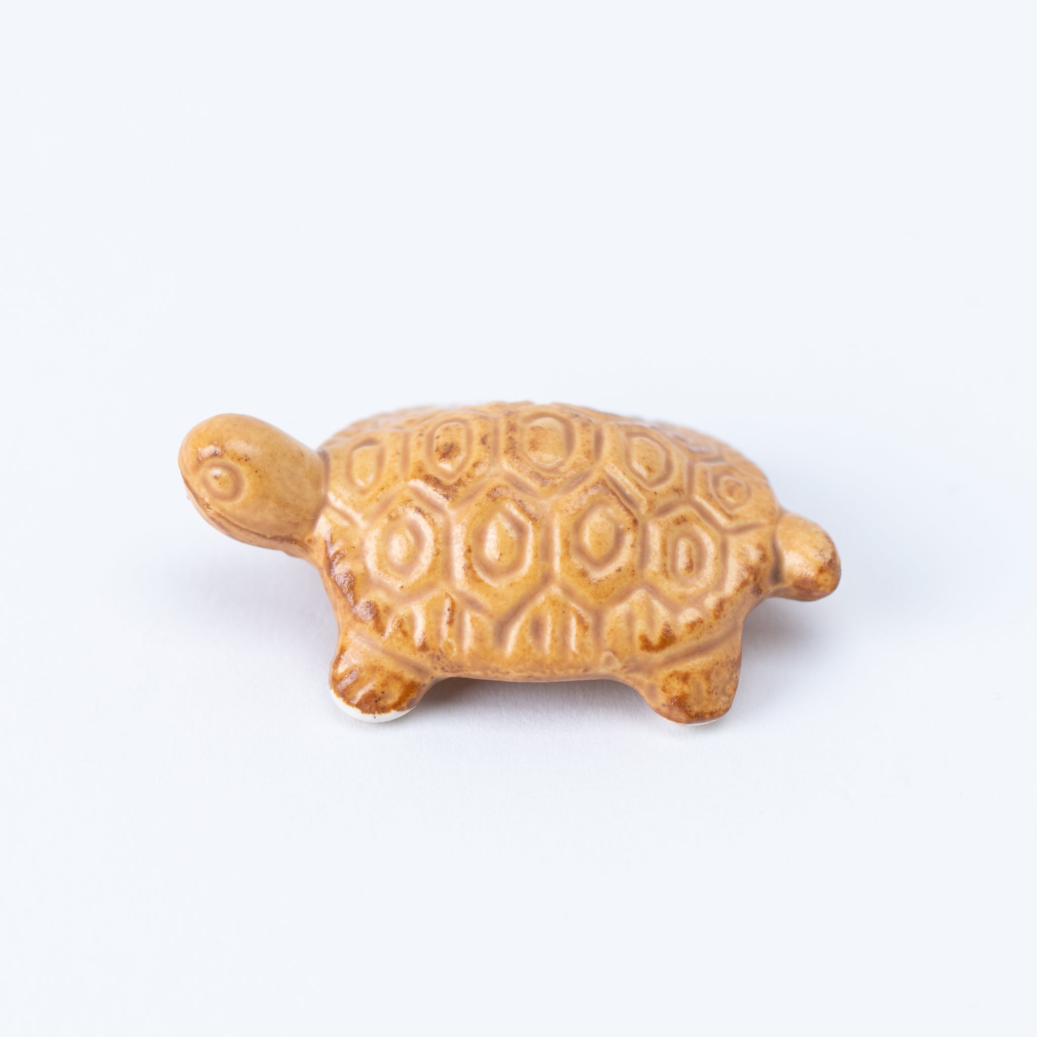 Bonsai Ornament - Beige Turtle