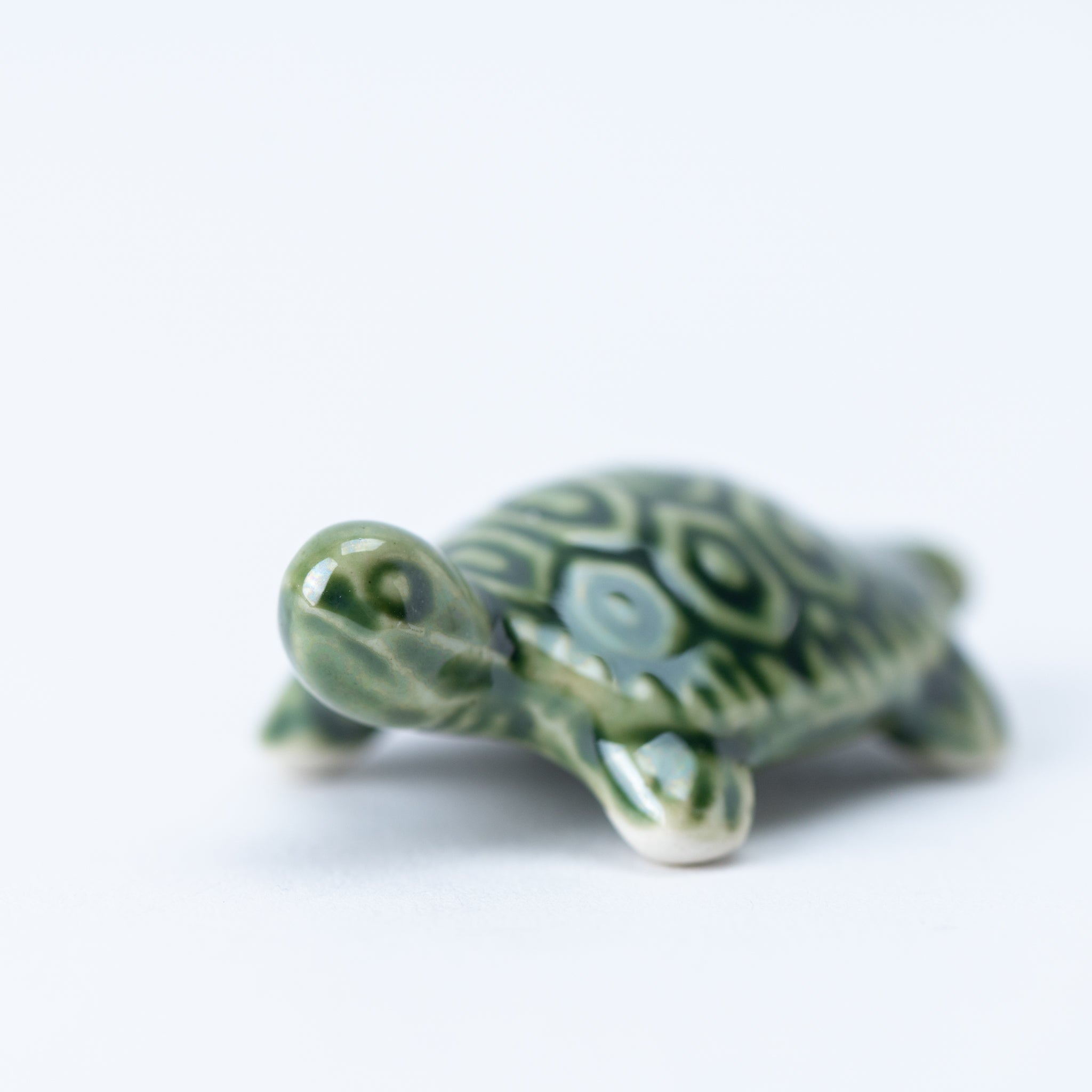 Bonsai Ornament - Green Turtle