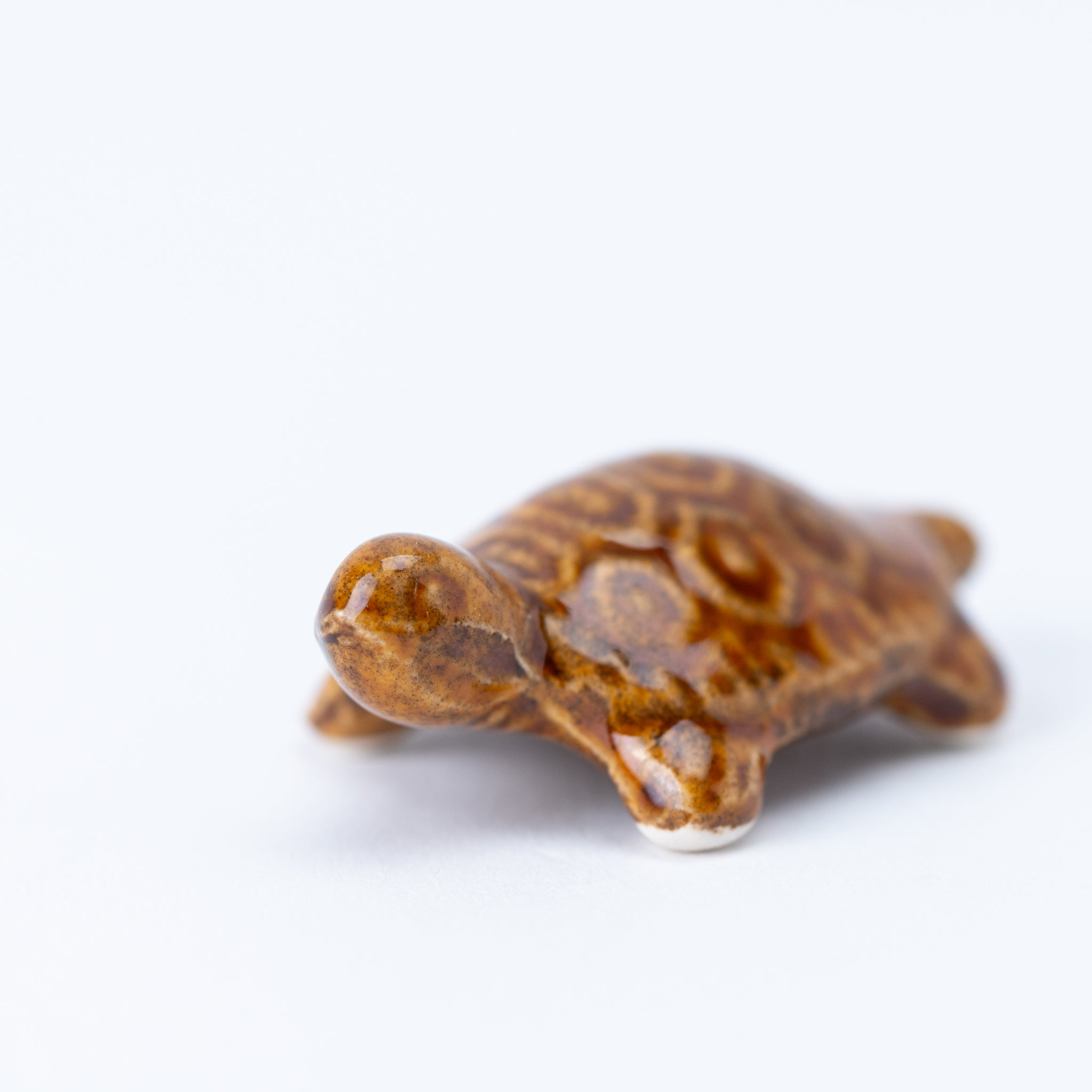 Bonsai Ornament - Brown Turtle