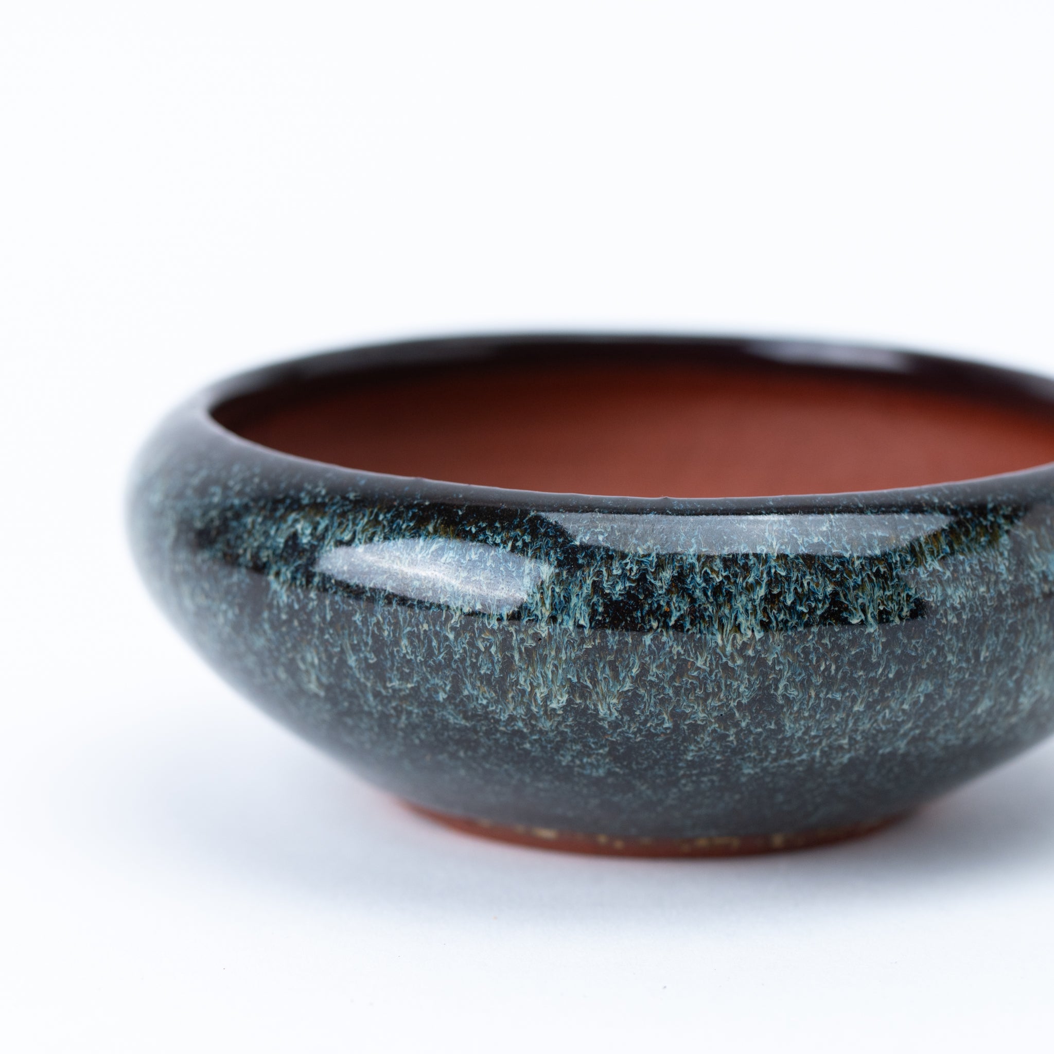 Eimei Tokoname Ware Round Iron Japanese Bonsai Pot