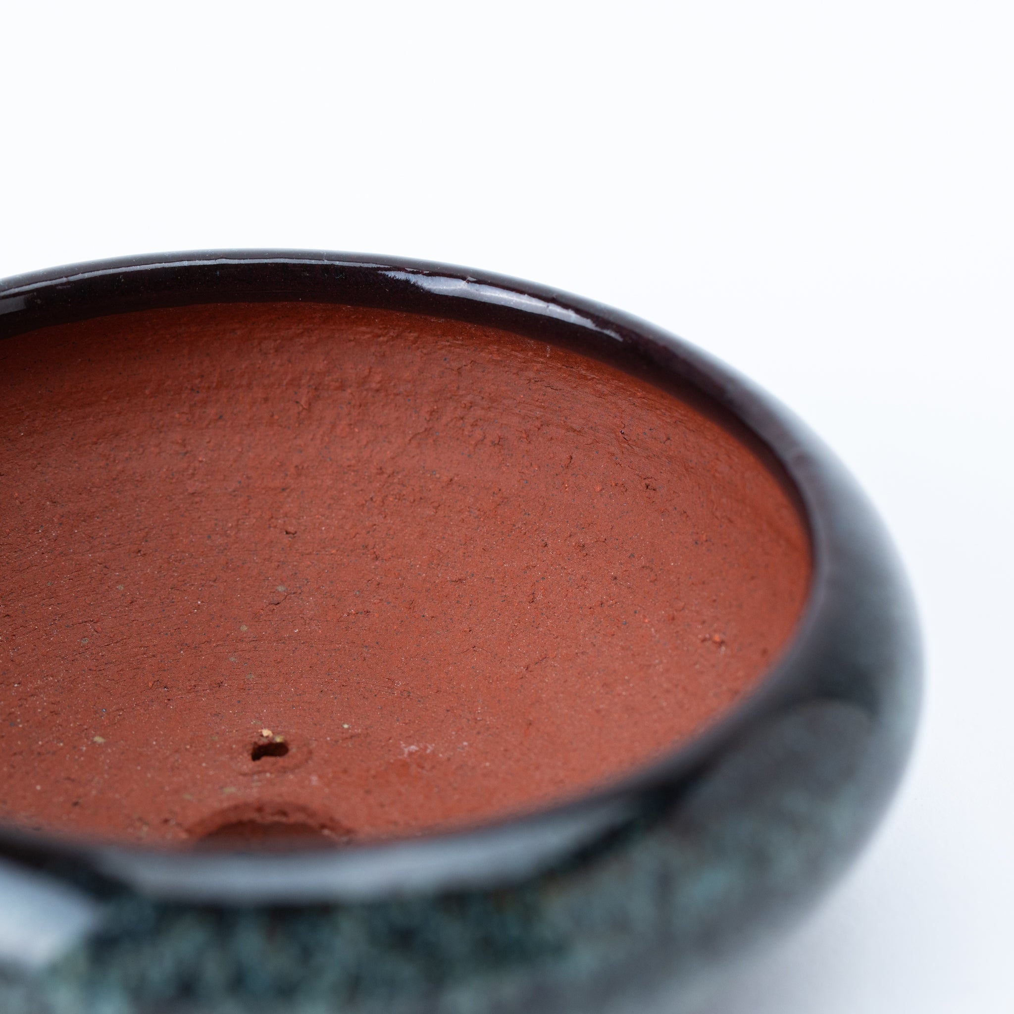 Eimei Tokoname Ware Round Iron Japanese Bonsai Pot