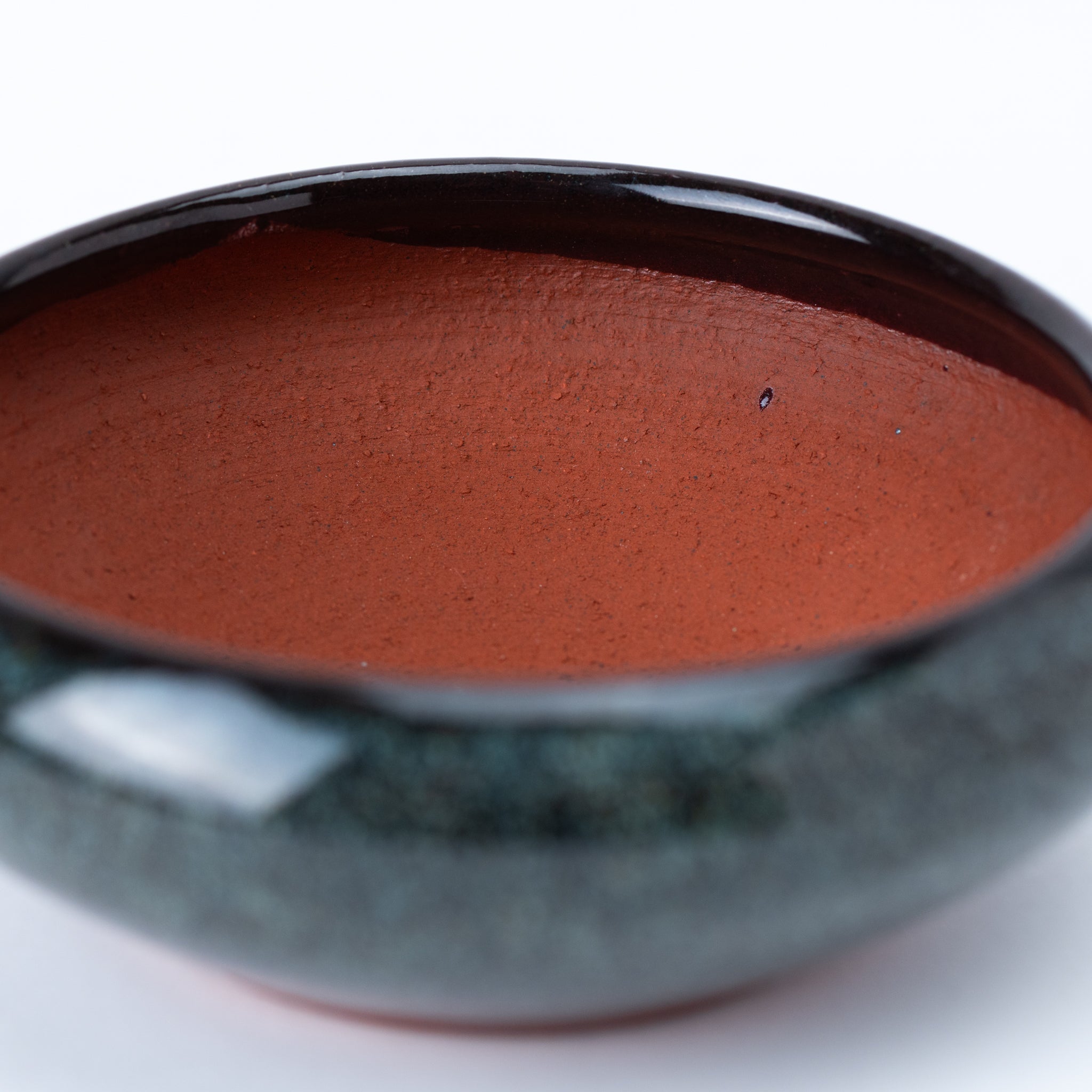 Eimei Tokoname Ware Bigger Round Iron Japanese Bonsai Pot