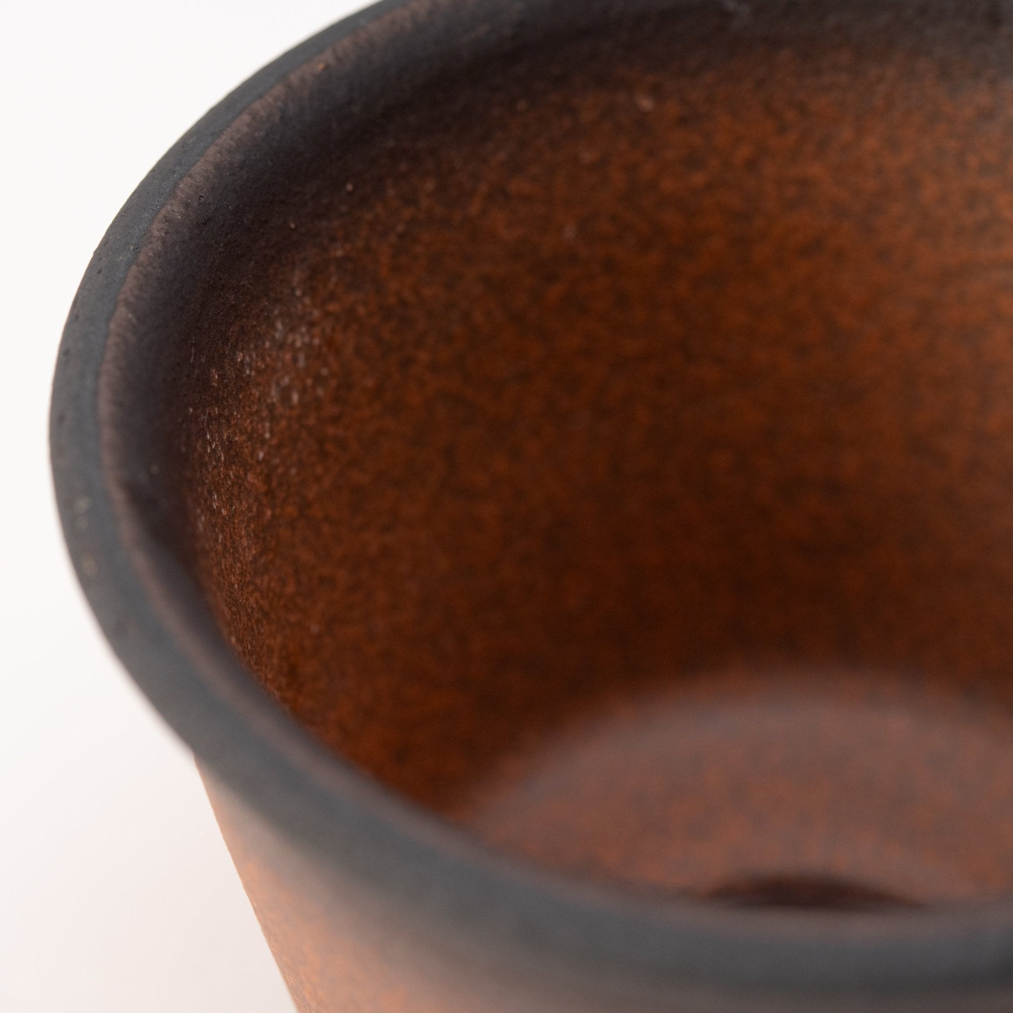 Naginowa Kurofuki Standard BANKO Ware Japanese Bonsai Pot 4.3in.