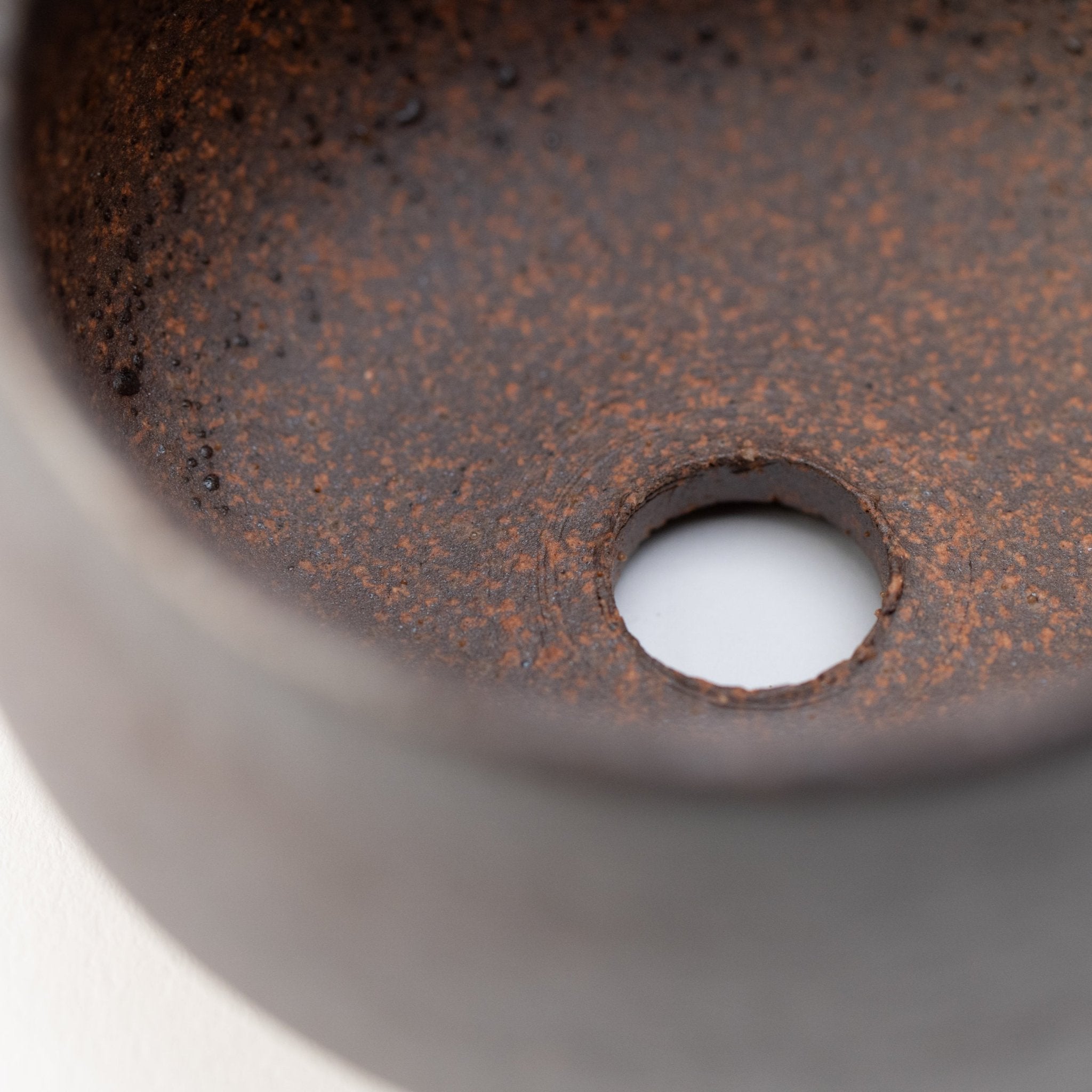 Naginowa Black BANKO Ware Japanese Bonsai Pot 3.3in.