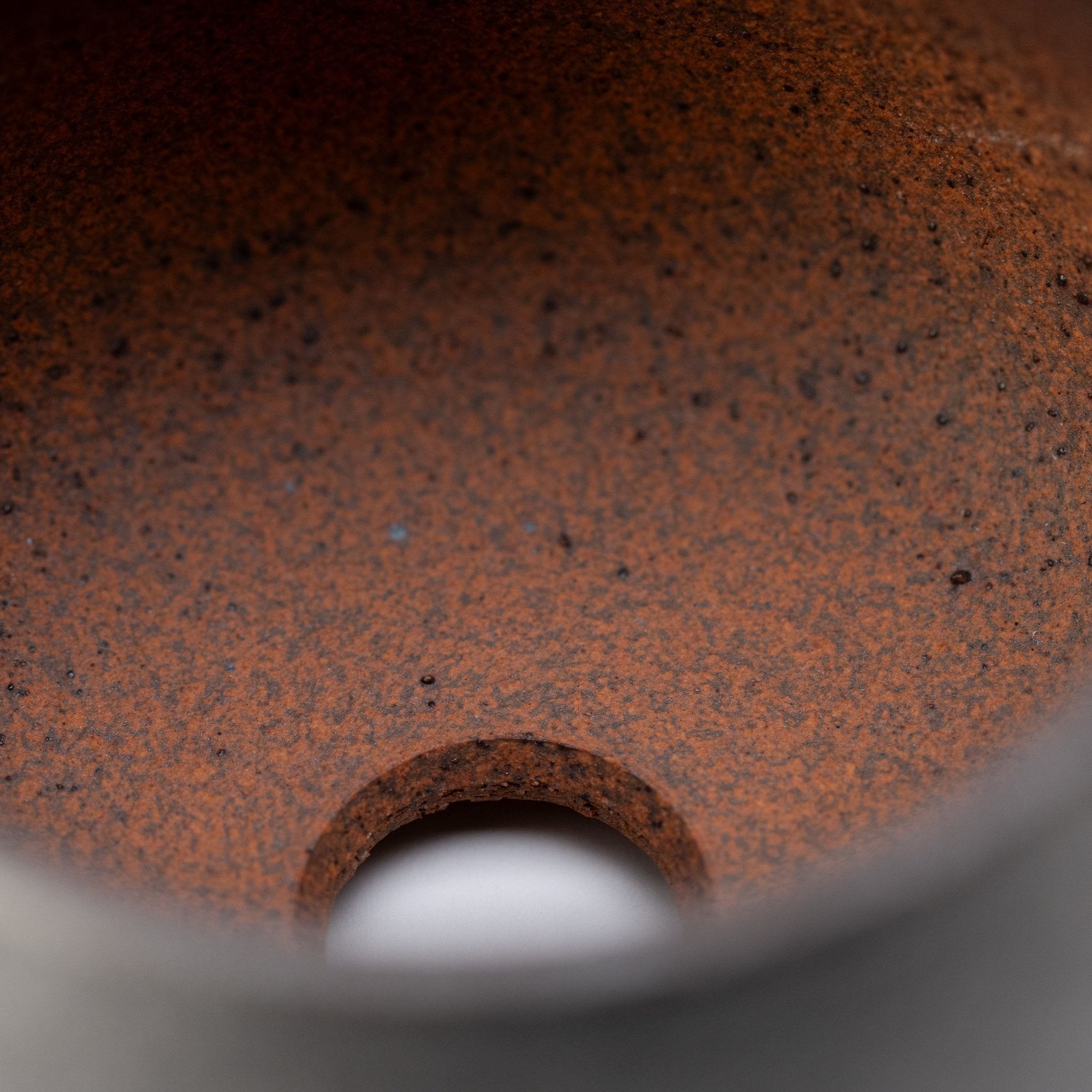 Naginowa Black BANKO Ware Japanese Bonsai Pot 3.9in.