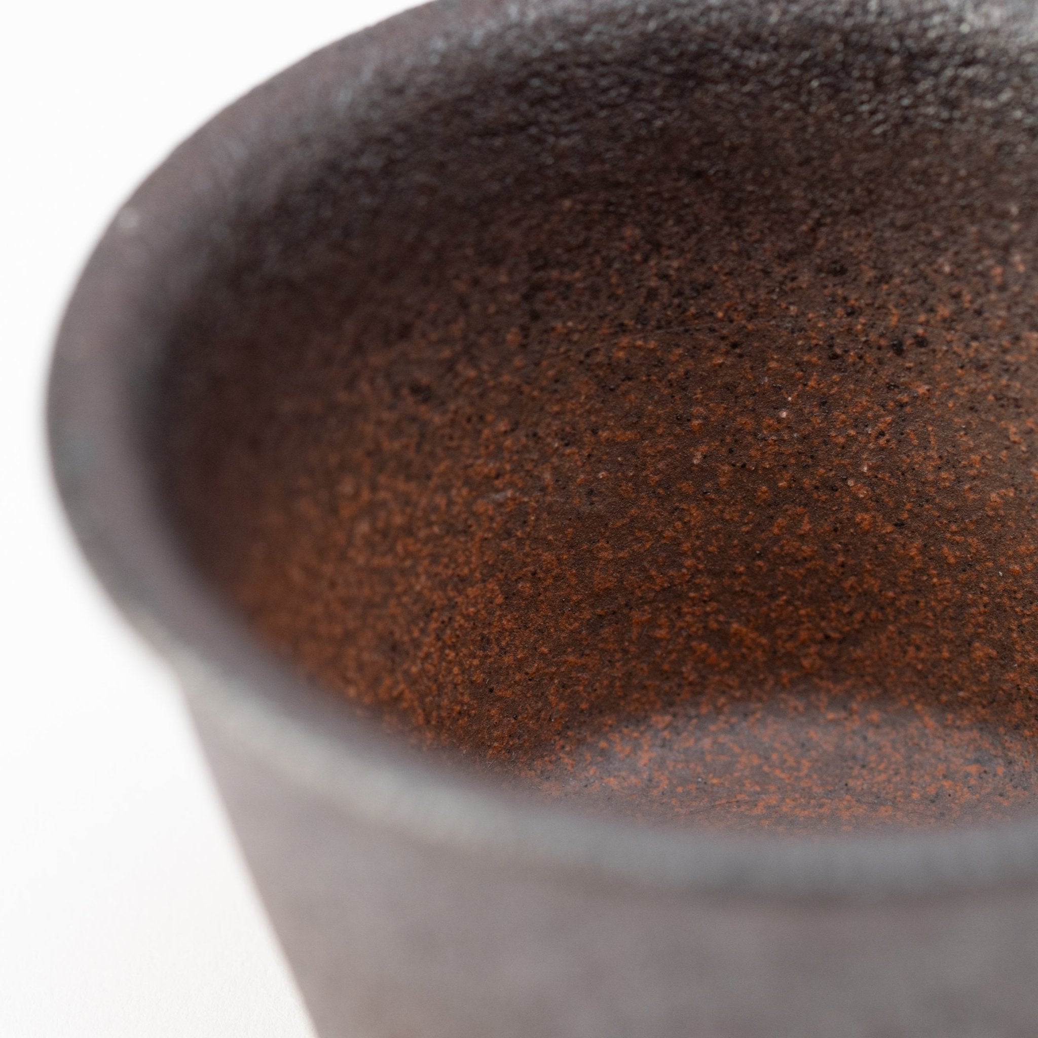 Naginowa Black Standard BANKO Ware Japanese Bonsai Pot 4.3in.