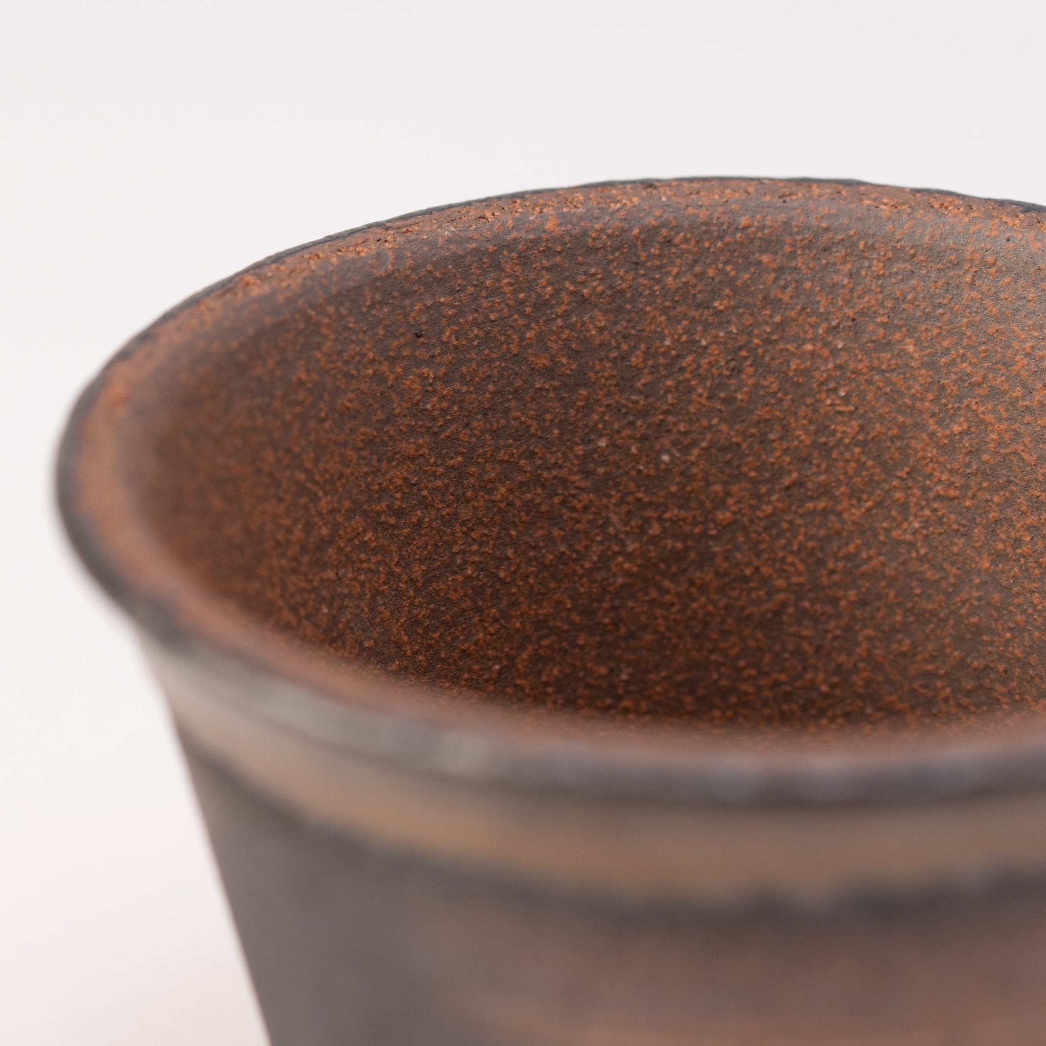 Naginowa Kinbuki Standard BANKO Ware Japanese Bonsai Pot 4.3in.