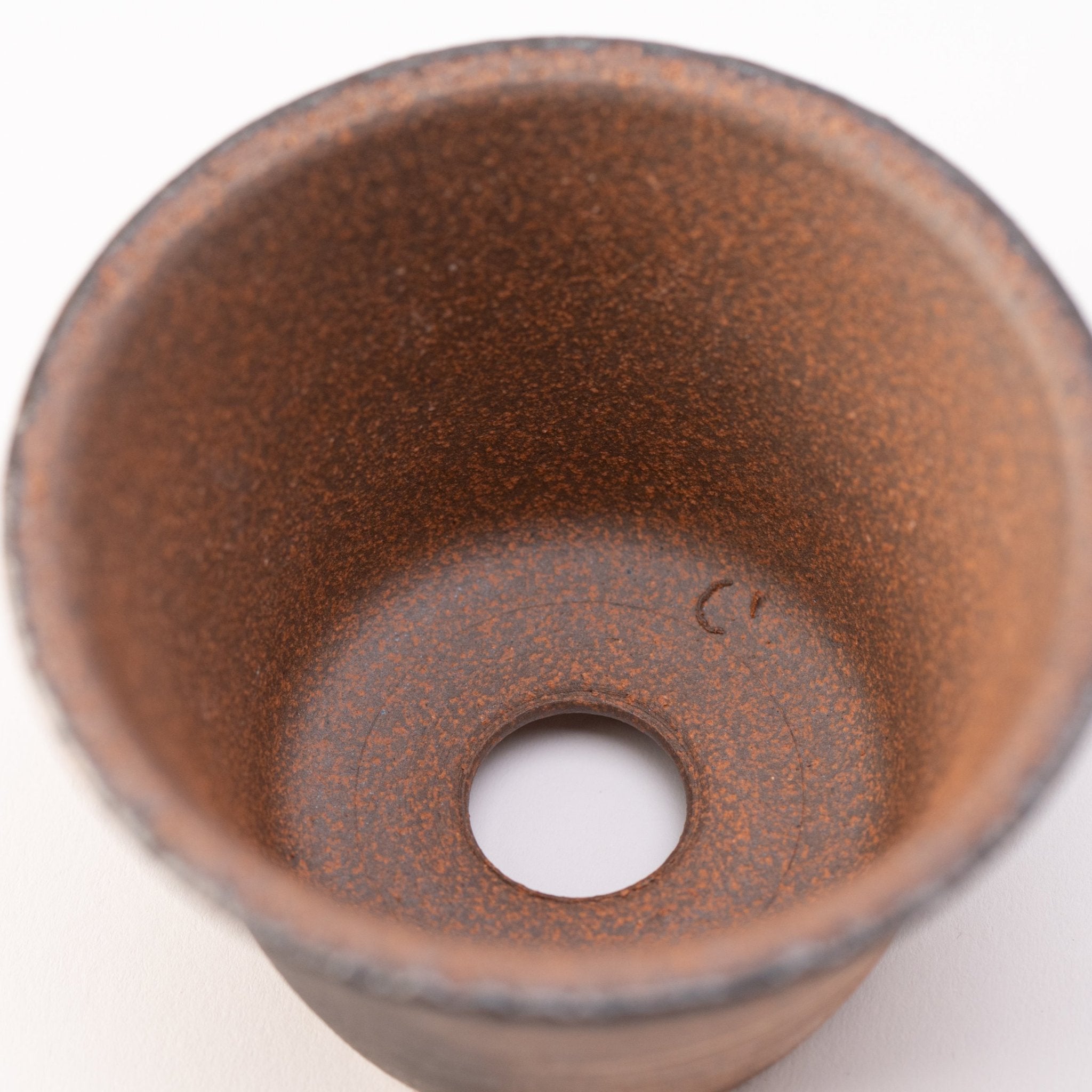 Naginowa Kinbuki Standard BANKO Ware Japanese Bonsai Pot 4.3in.