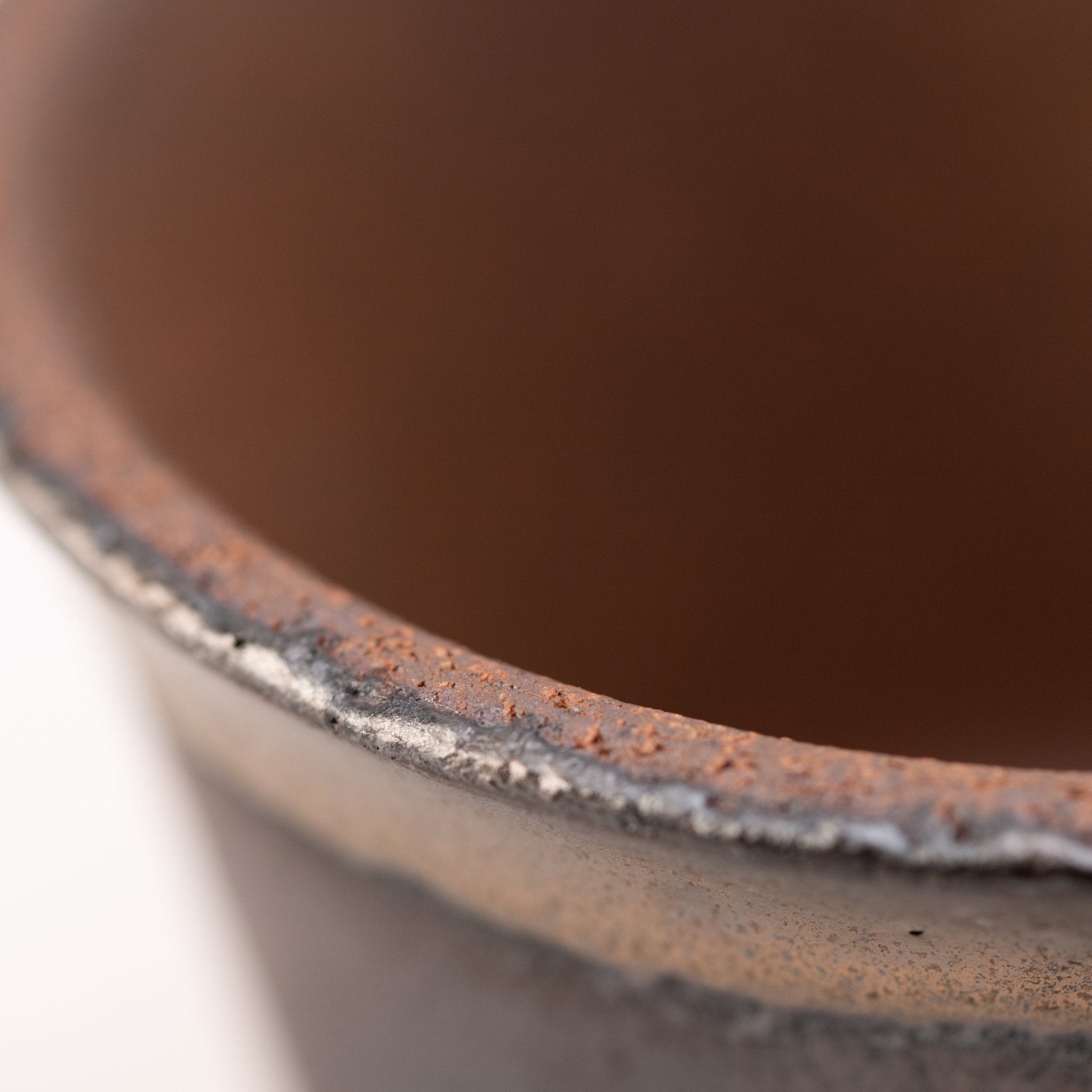 Naginowa Kinbuki Standard BANKO Ware Japanese Bonsai Pot 4.3in.