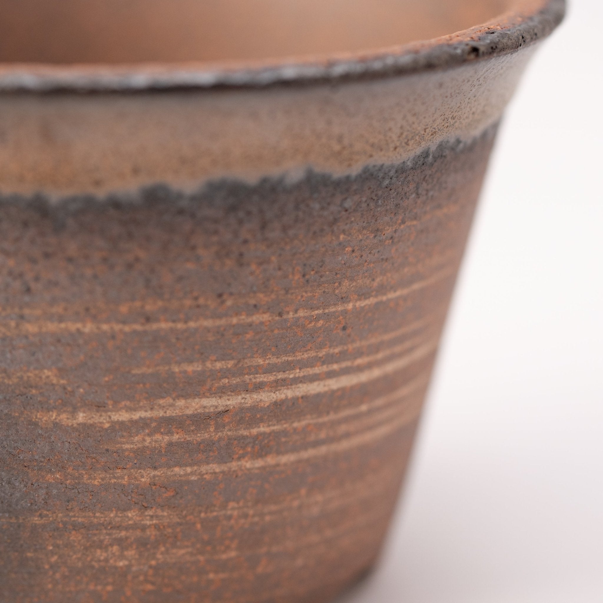 Naginowa Kinbuki Standard BANKO Ware Japanese Bonsai Pot 4.3in.