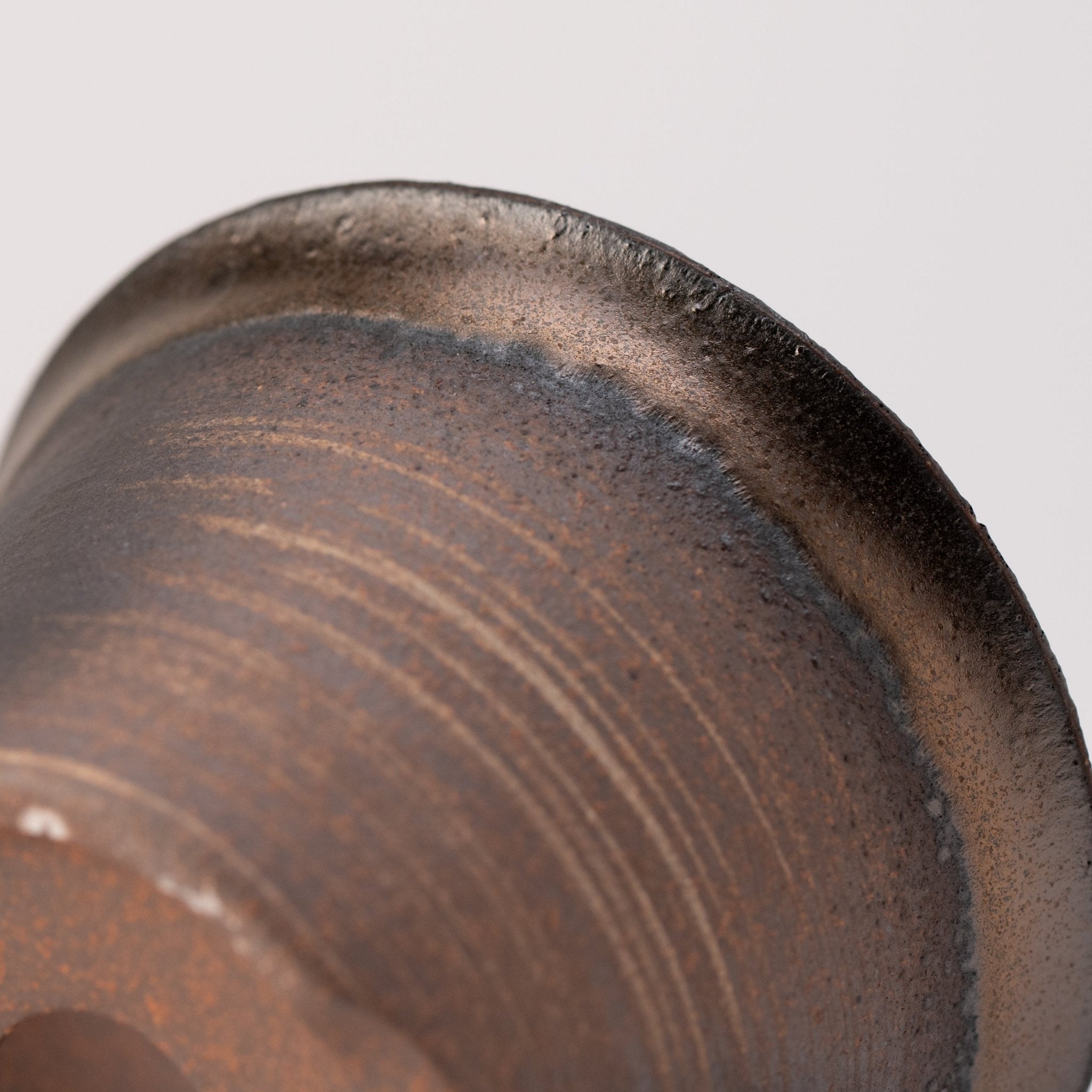 Naginowa Kinbuki Standard BANKO Ware Japanese Bonsai Pot 4.3in.