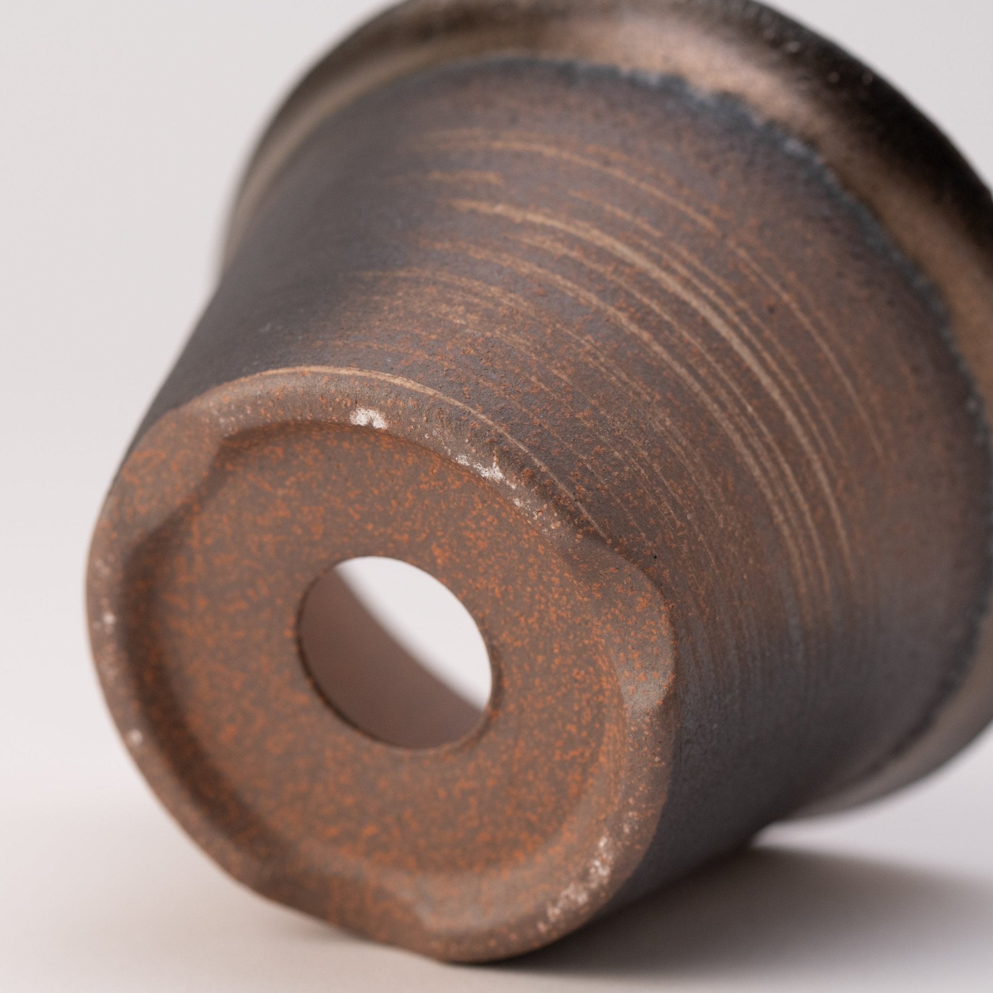 Naginowa Kinbuki Standard BANKO Ware Japanese Bonsai Pot 4.3in.