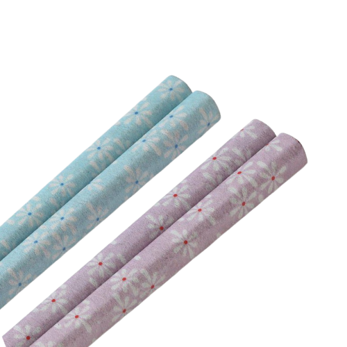 Japanese Chrysanthemum Flowers Chopsticks Set in Paulownia Box