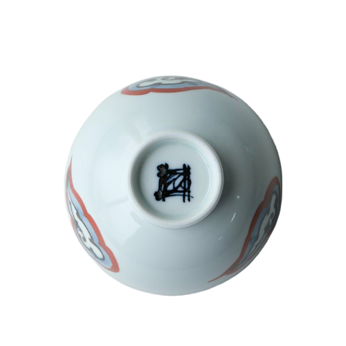 Moe Mt Fuji Traditional Japanese Style Rice Bowl Porcelain Small