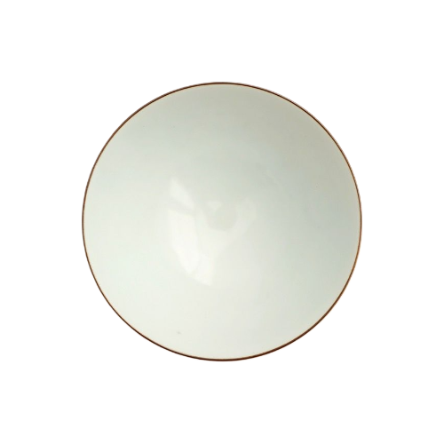 Crest Traditional Japanese Style Rice Bowl Porcelain