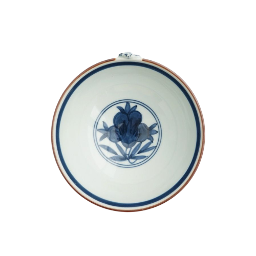 Floral Traditional Japanese Style Rice Bowl Porcelain