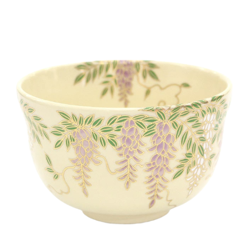 Traditional Matcha Bowl Wisteria