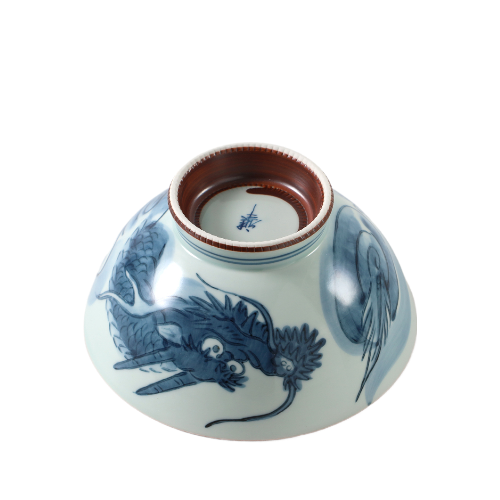 Dragon Traditional Japanese Style Rice Bowl Set Ceramics