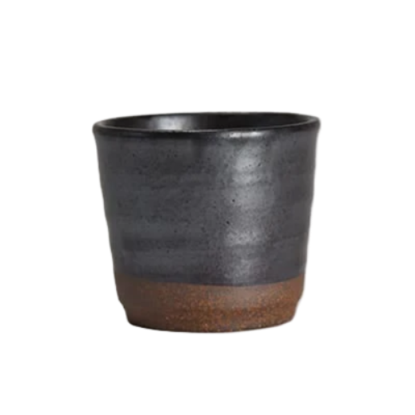 Japanese Bonsai Pot - Black Mat Mini pot 3