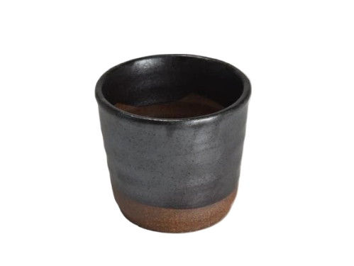 Japanese Bonsai Pot - Black Mat Mini pot 3