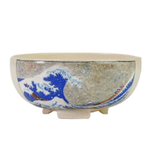 Semiyama Kanagawa Okinonamiura Bonsai Pot