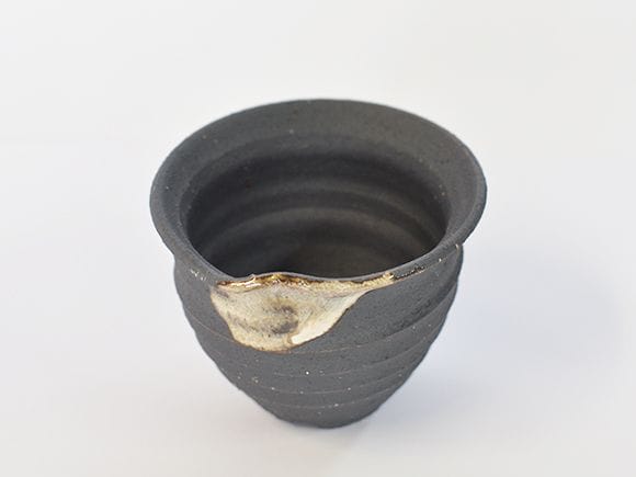 Japanese Bonsai Pot, Shigaraki ware, Fujikyu Jar Bowl No.3