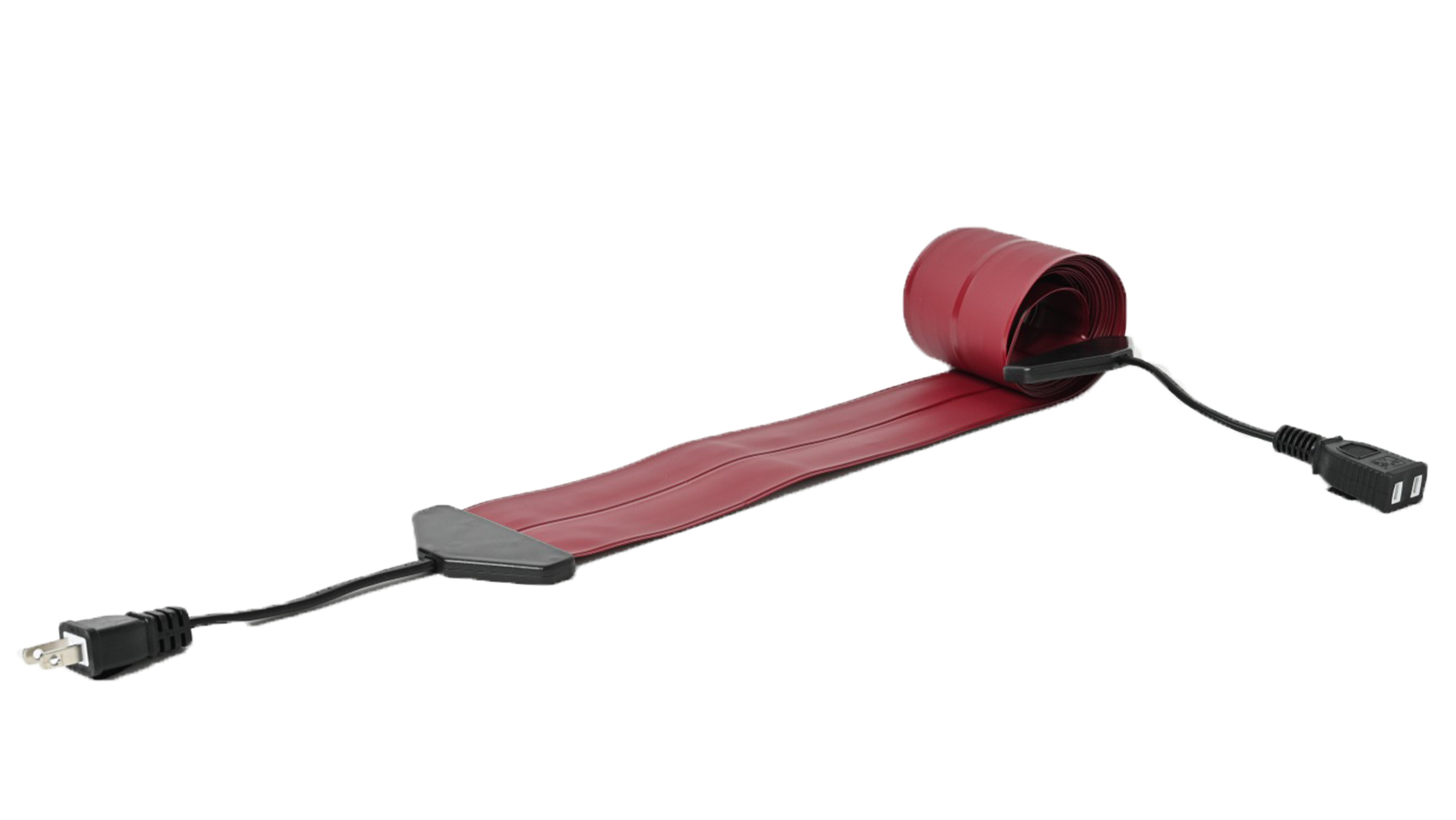 Koumeican the thinnest extension power cord in the world【Wine Red】