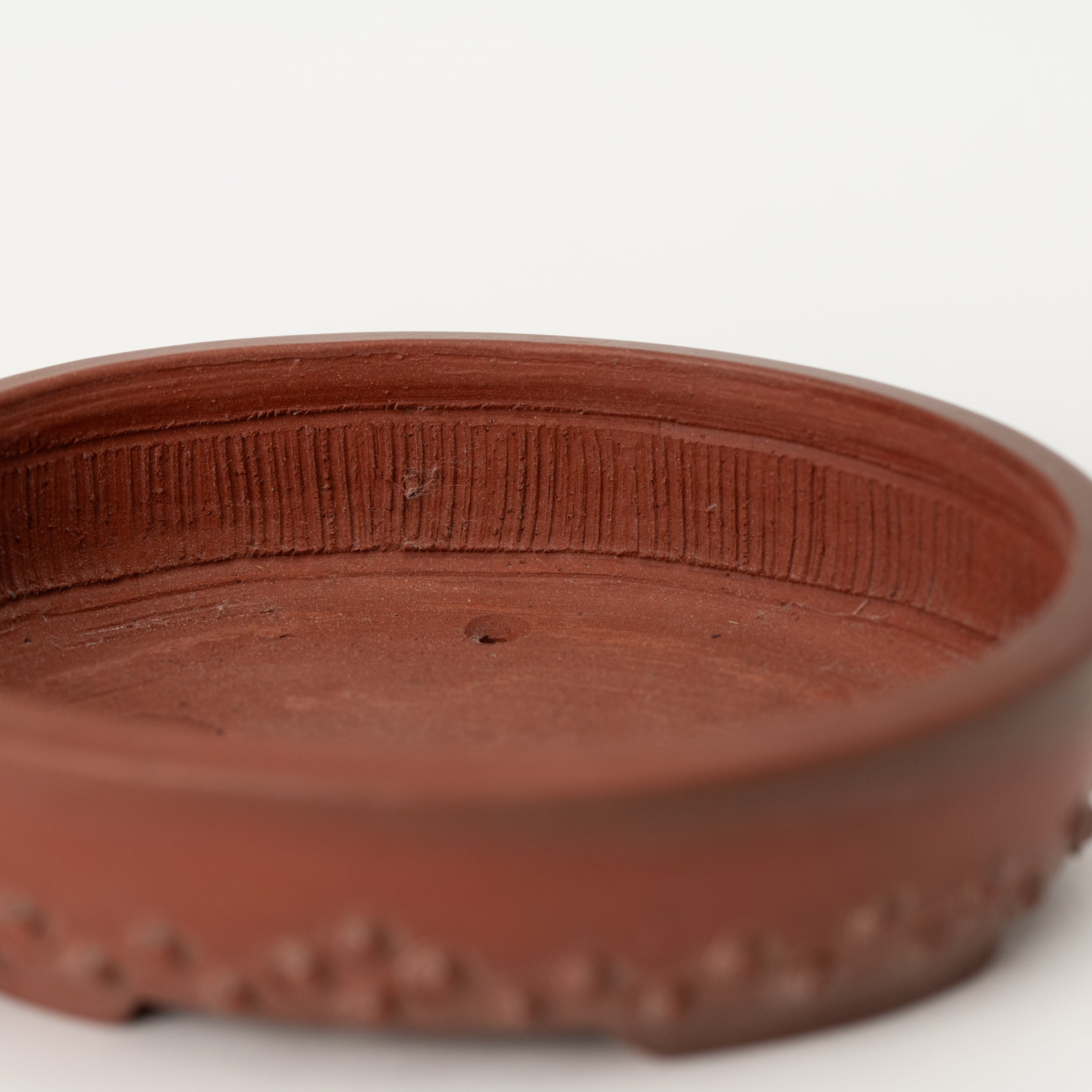 Bigei Tokoname Ware Oval Rivet Japanese Bonsai Pot